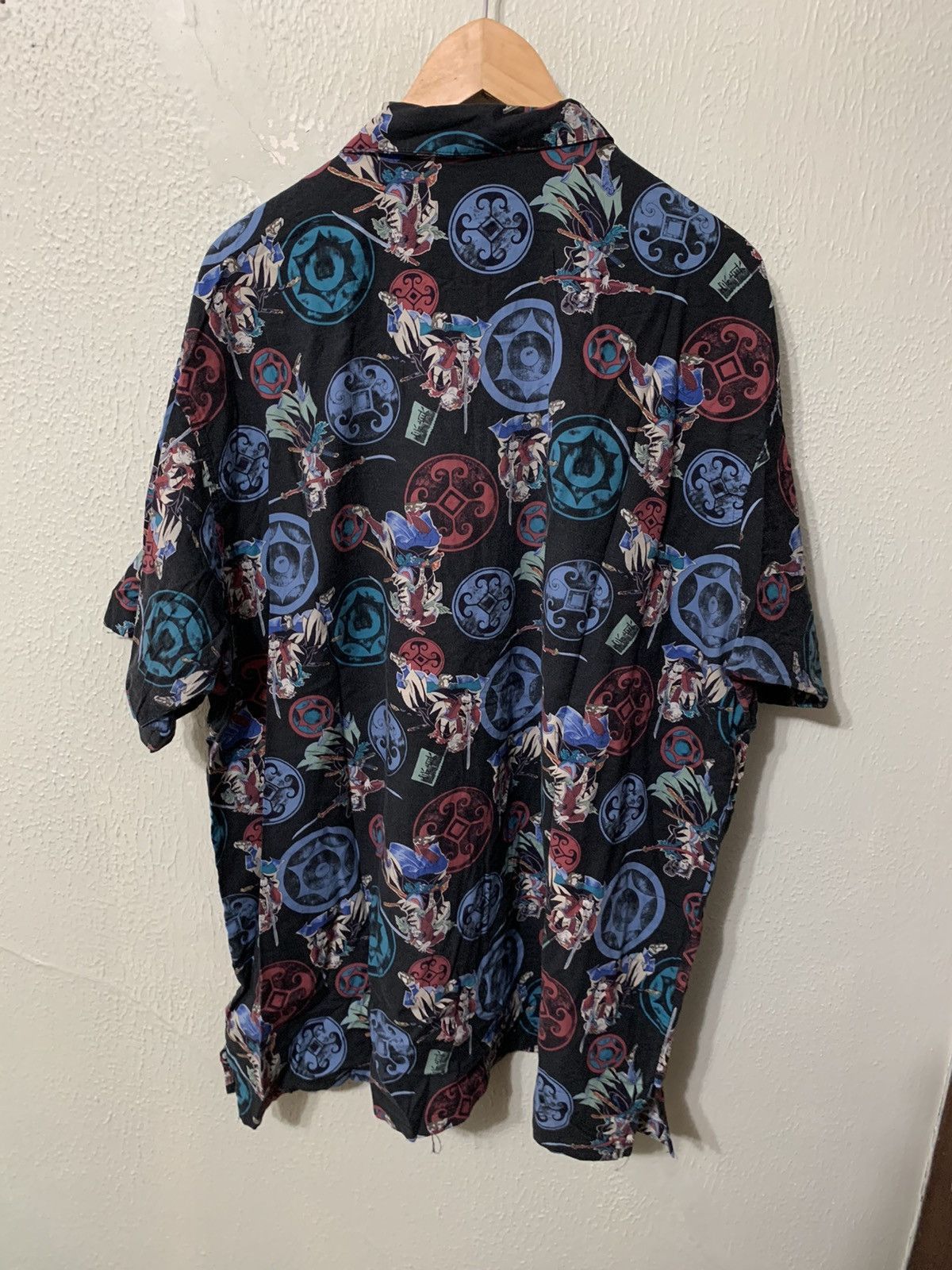 Vintage Vintage Samurai Swordsman Hawaiian Shirt Size US XXL / EU 58 / 5 - 2 Thumbnail