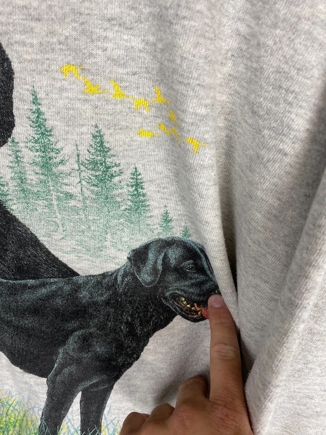 Vintage Vintage Crewneck Black Lab Dog Vintage Sweatshirt Size US XL / EU 56 / 4 - 5 Thumbnail