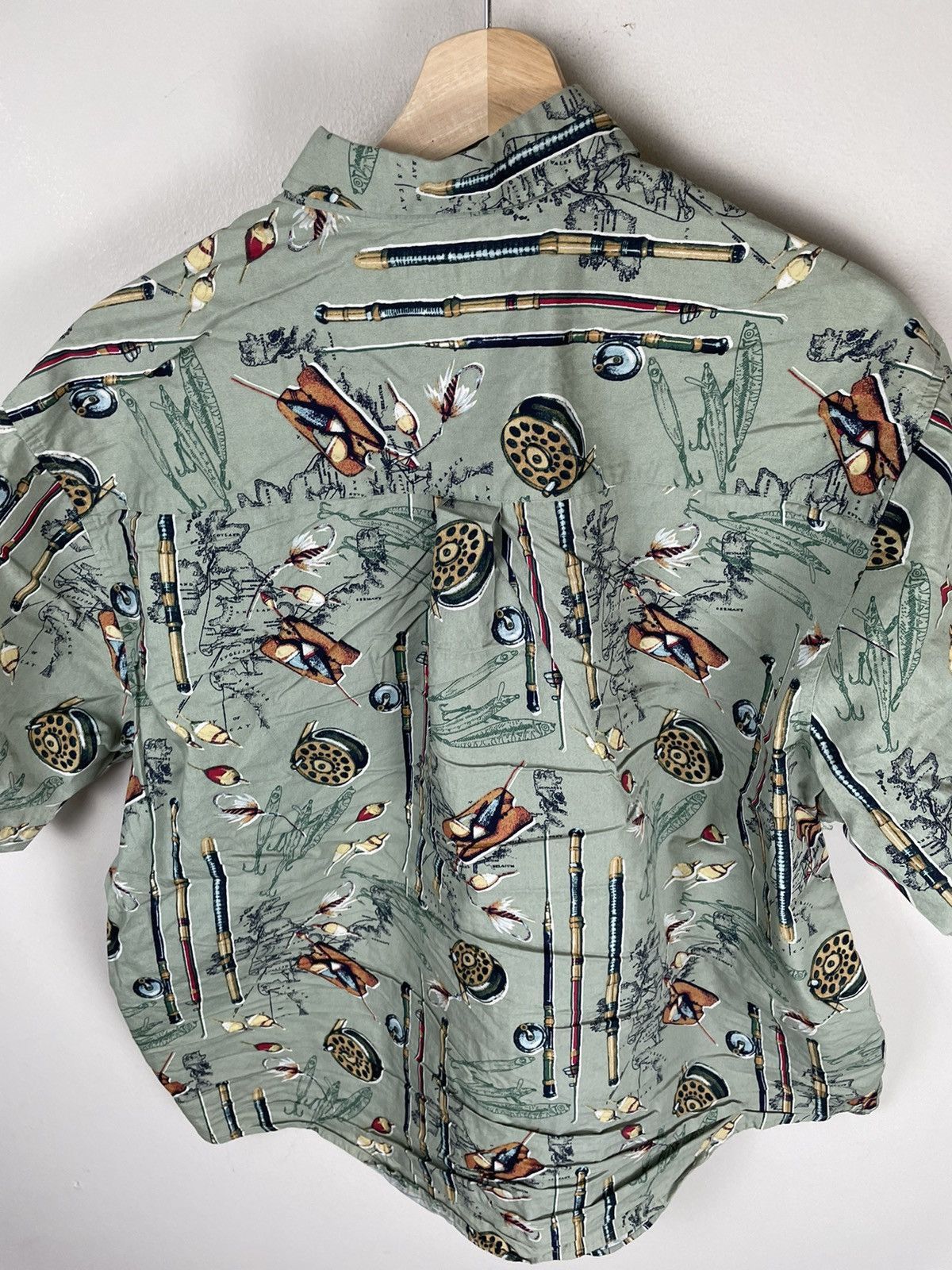 Vintage Vintage Bait and Tackle Angler Shirt Size US L / EU 52-54 / 3 - 2 Thumbnail