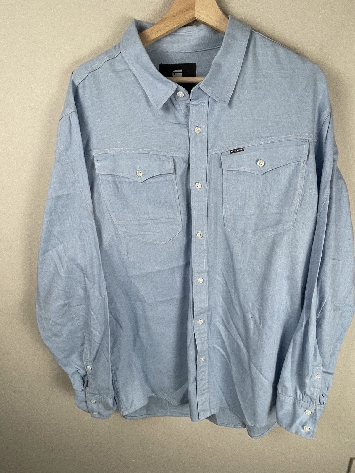 Vintage Vintage G Star Raw Western Style Shirt Size US XXL / EU 58 / 5 - 2 Thumbnail