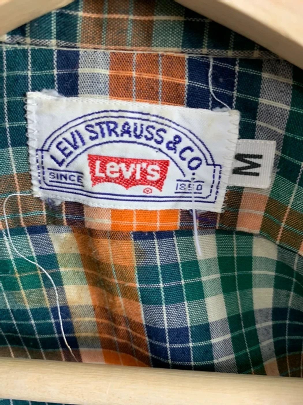Levi's × Vintage Vintage 1980s Levi's Miami Button-up Shirt Size US M / EU 48-50 / 2 - 2 Thumbnail