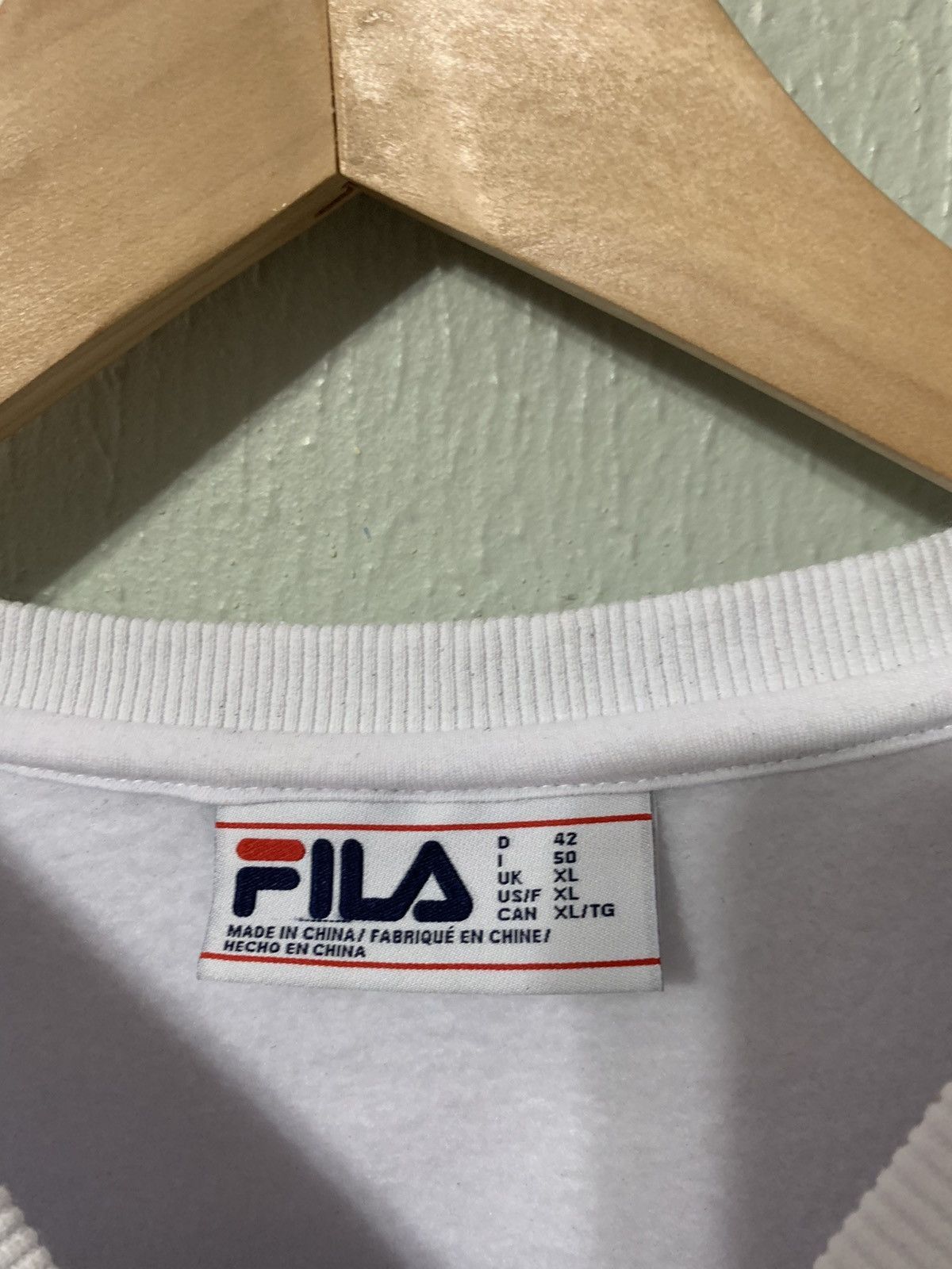Vintage Vintage Crewneck Fila Logo Crewneck Size US XL / EU 56 / 4 - 2 Thumbnail