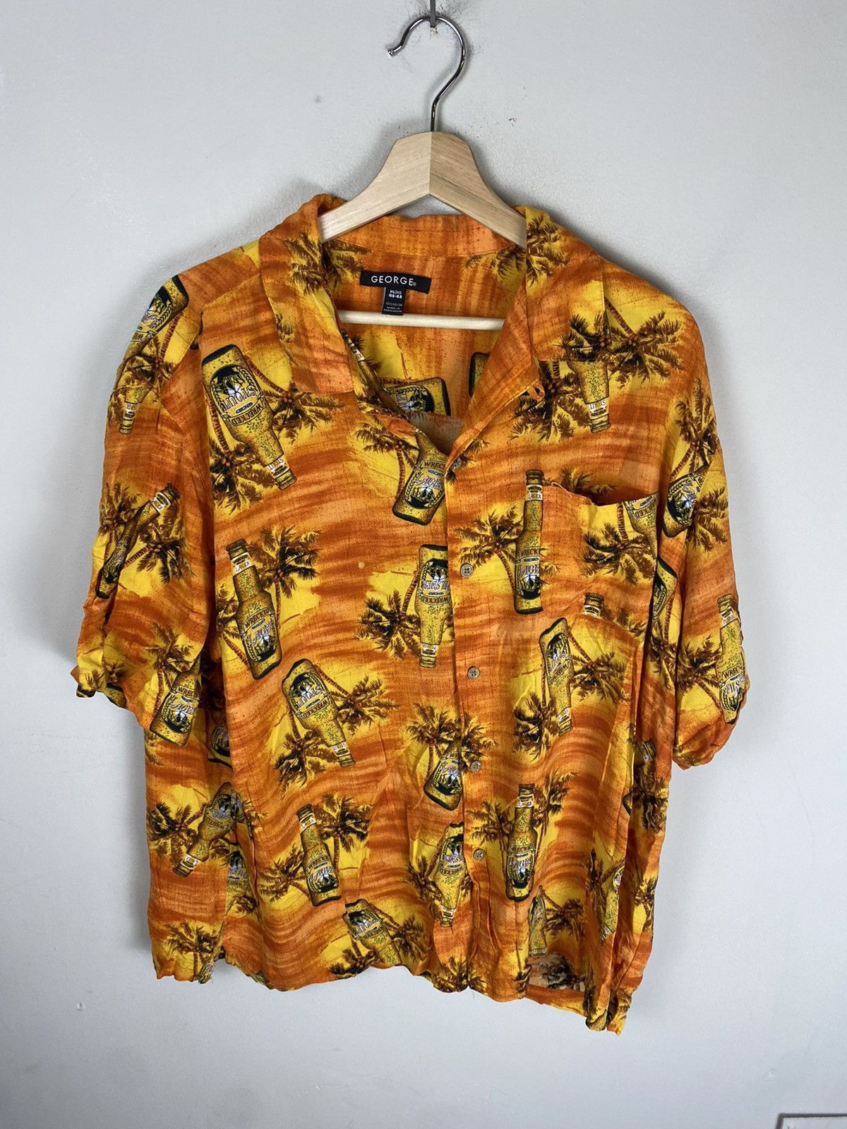 Vintage Vintage Cerveza Print Shirt Size US XL / EU 56 / 4 - 2 Thumbnail
