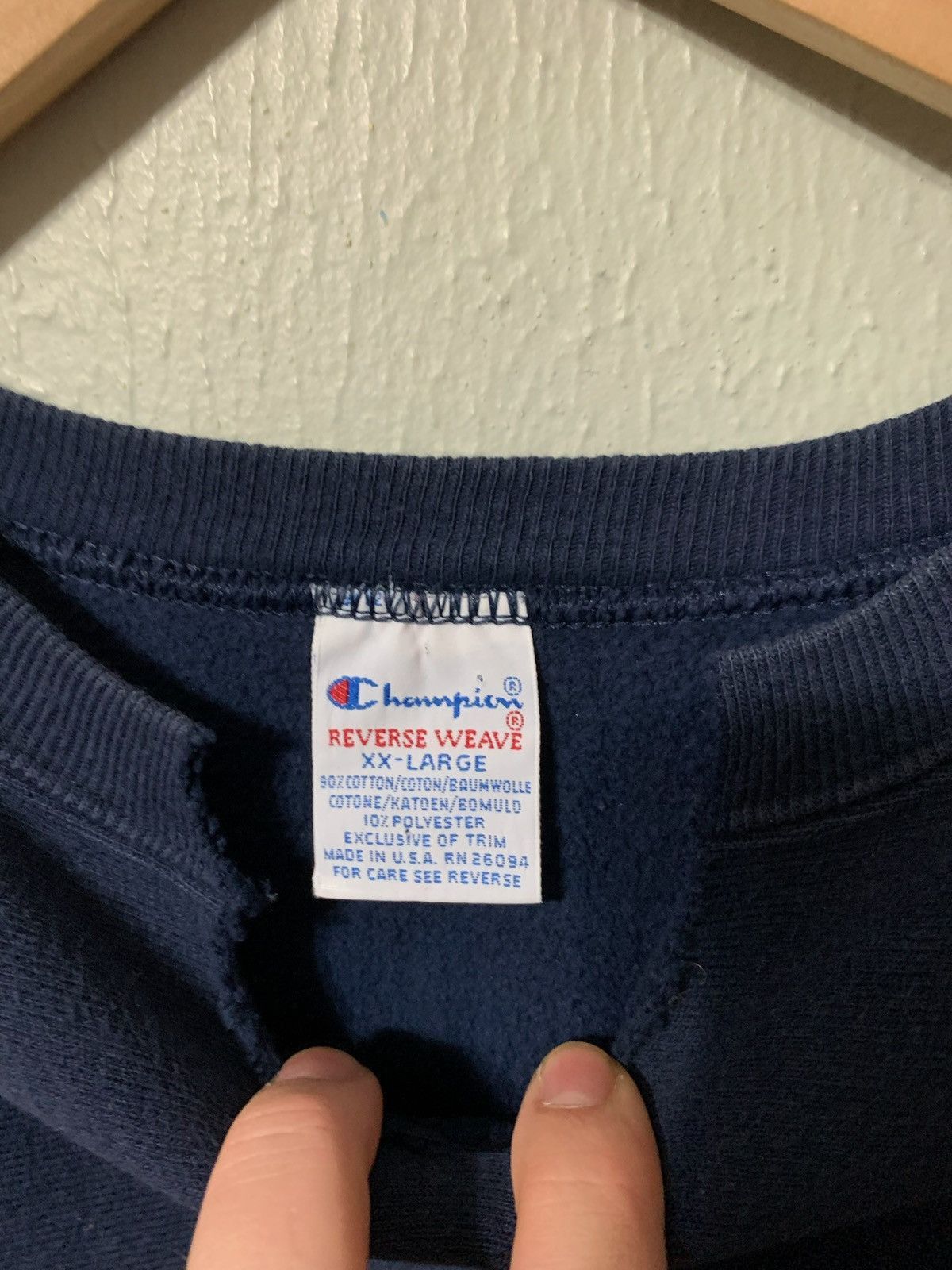 Champion × Vintage Vintage Crewneck Champion Cutoff Vintage Sweatshirt Size US XXL / EU 58 / 5 - 5 Thumbnail