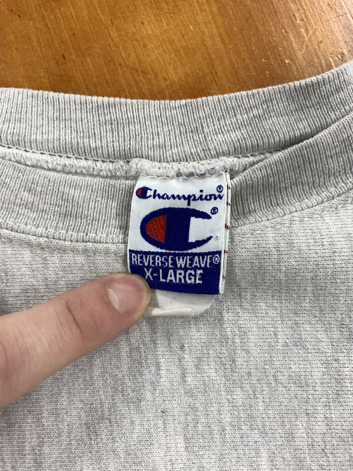 Champion × Vintage Vintage Crewneck Champion Reverse Weave North Central Uni Crewneck Size US XL / EU 56 / 4 - 3 Thumbnail