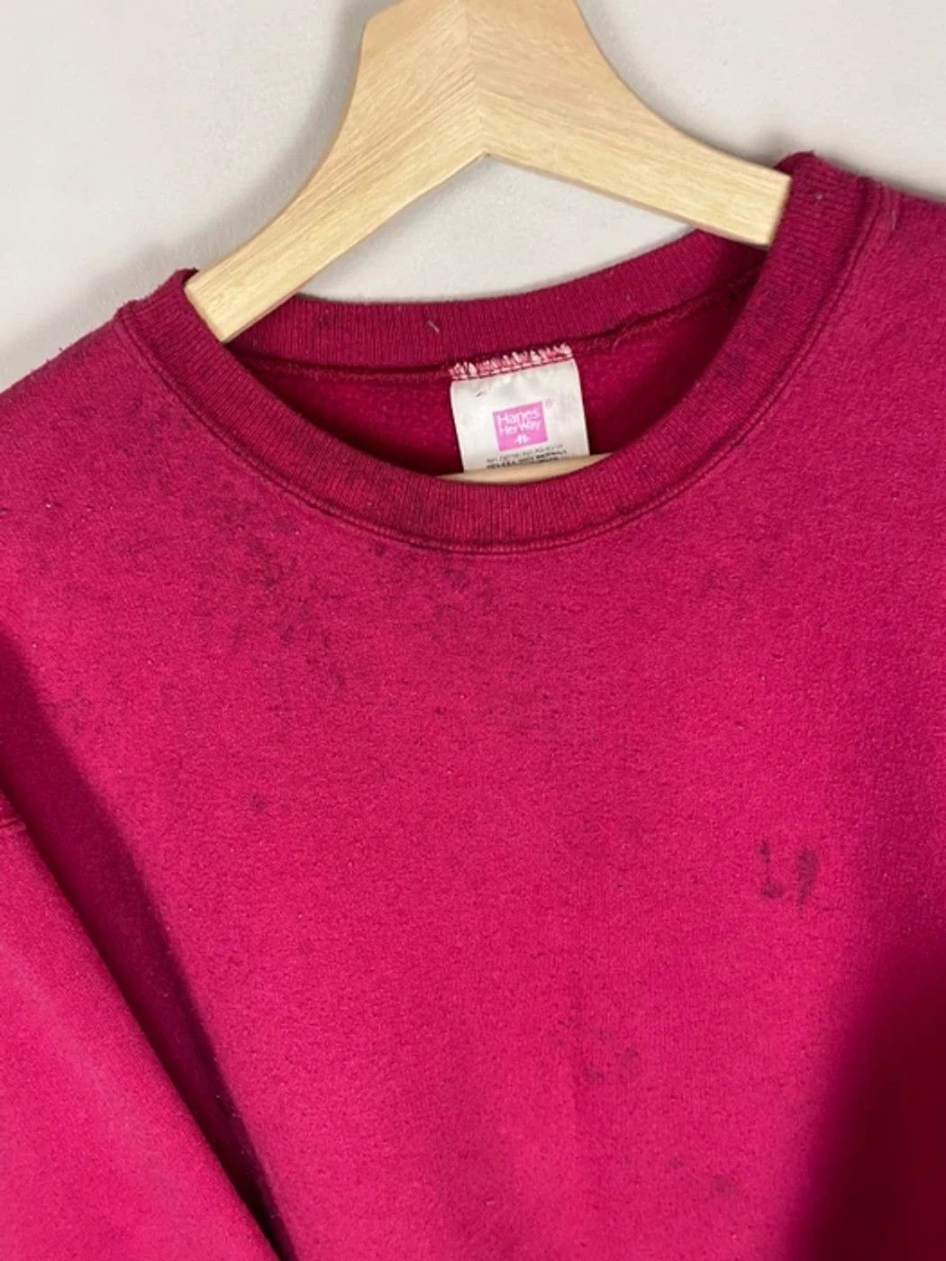 Vintage Vintage Crewneck 90s Blank Vintage Sweatshirt Size US L / EU 52-54 / 3 - 5 Thumbnail