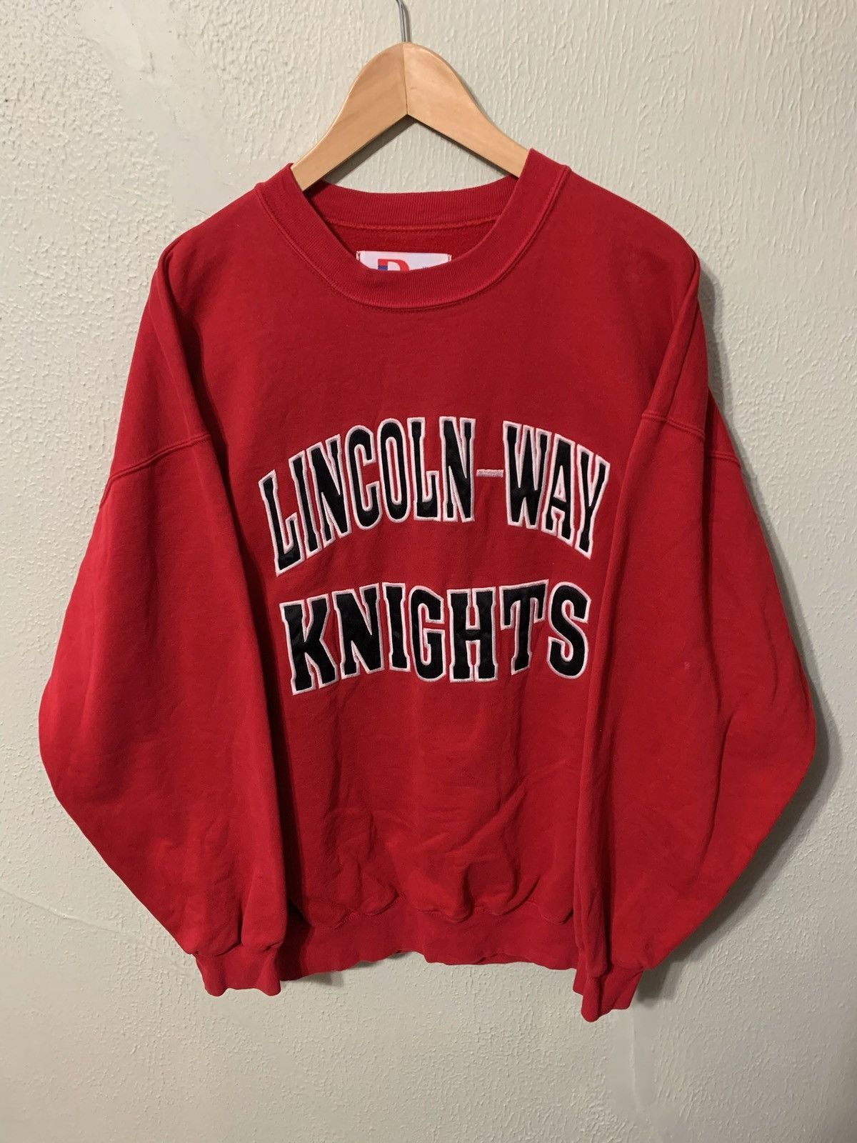 Vintage Vintage Crewneck Lincoln Way Knights Vintage Sweatshirt Size US XL / EU 56 / 4 - 3 Thumbnail
