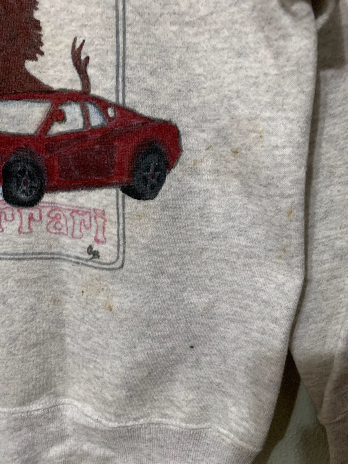 Vintage Vintage Crewneck Ferrari Logo Vintage Sweatshirt Size US XXS / EU 40 - 4 Thumbnail