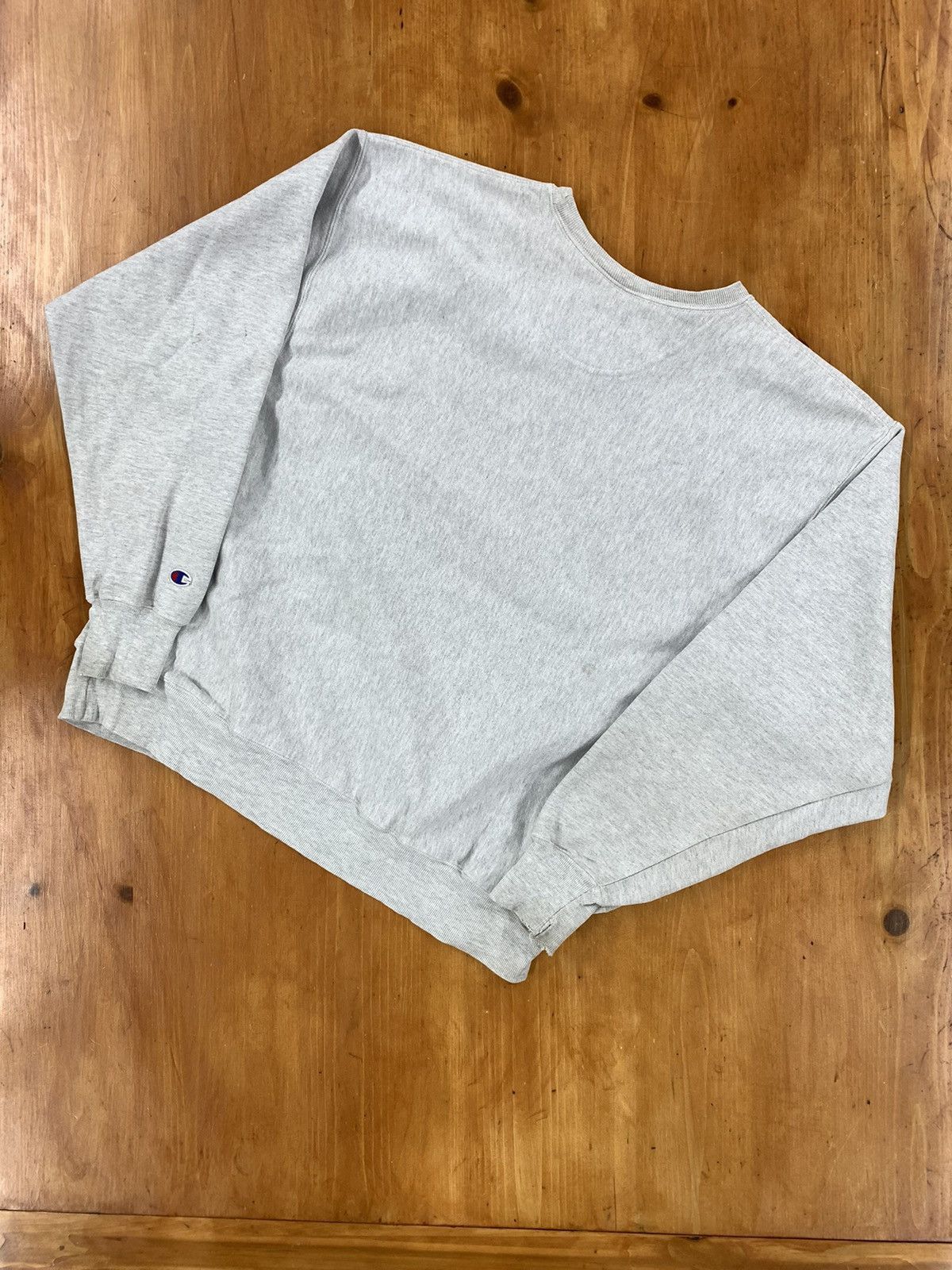 Champion × Vintage Vintage Crewneck Champion Reverse Weave Just Bare Uni Crewneck Size US XL / EU 56 / 4 - 4 Thumbnail