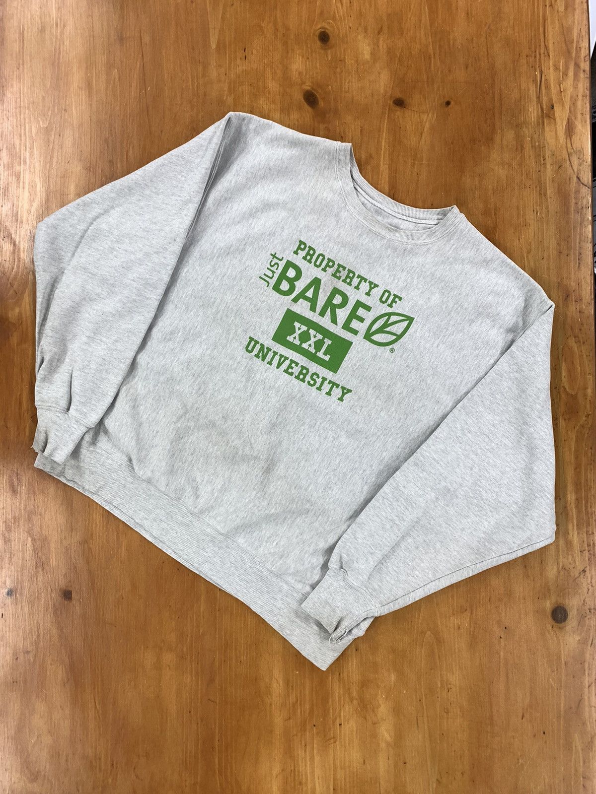 Champion × Vintage Vintage Crewneck Champion Reverse Weave Just Bare Uni Crewneck Size US XL / EU 56 / 4 - 2 Thumbnail
