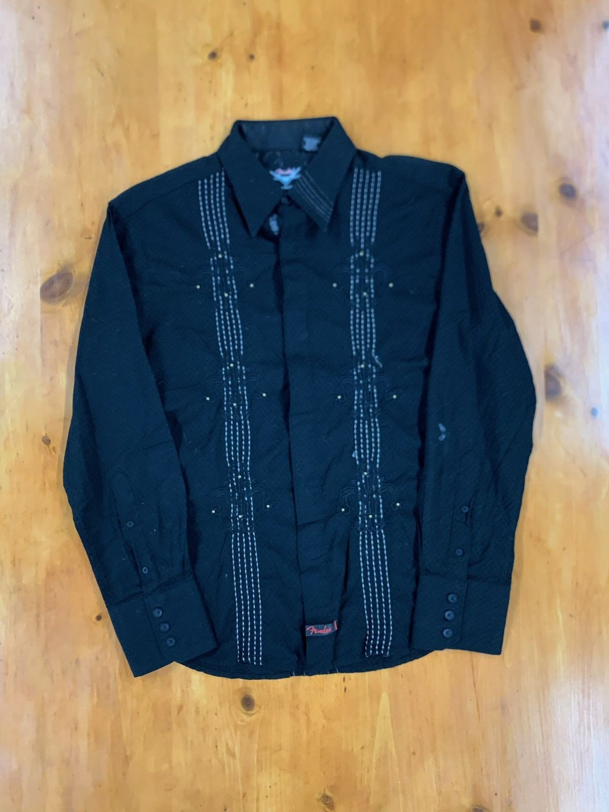 Vintage Vintage Fender Rockstar Shirt Size US L / EU 52-54 / 3 - 4 Thumbnail