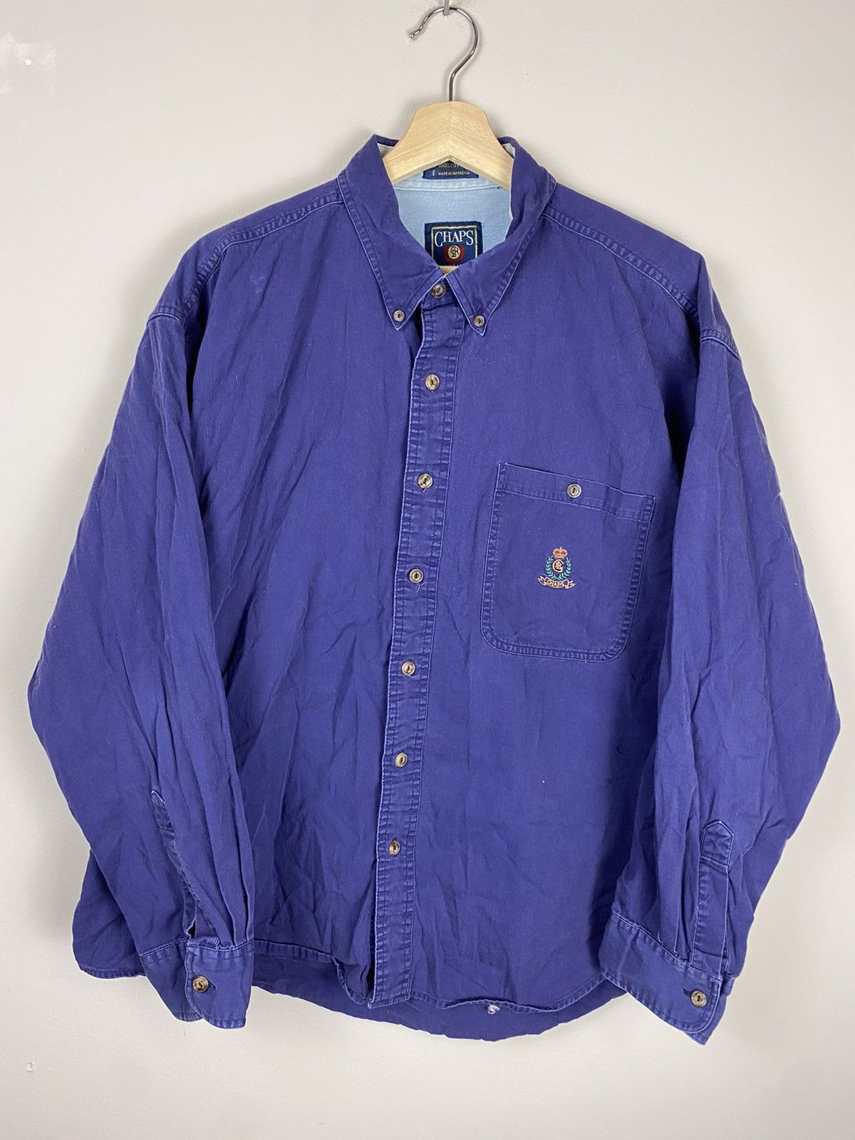 Vintage Vintage Chaps Ralph Lauren Pocket Button Up Size US XL / EU 56 / 4 - 3 Thumbnail