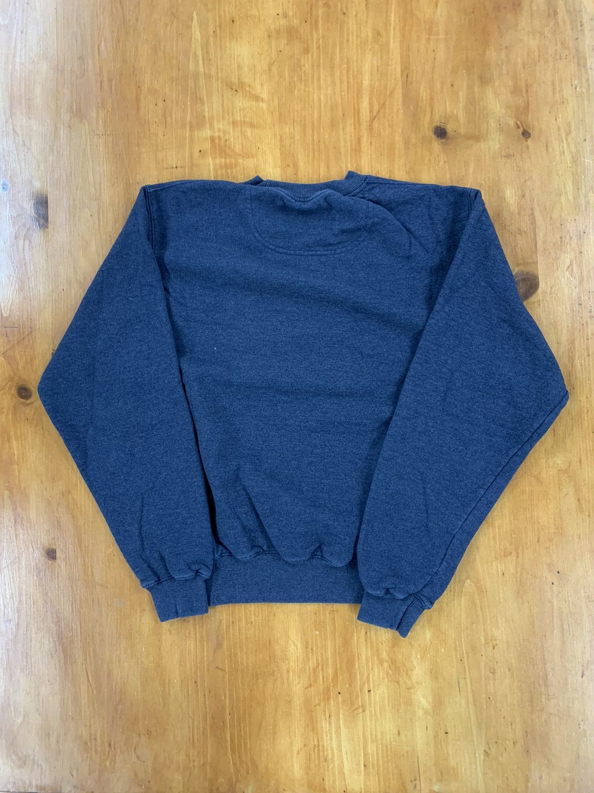 Champion × Vintage Vintage Crewneck Champion Blue Logo Vintage Sweatshirt Size US L / EU 52-54 / 3 - 3 Thumbnail