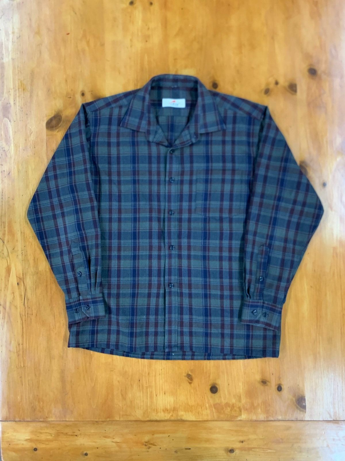 Vintage Yu Lang Zhen Ba Flannel Size US L / EU 52-54 / 3 - 4 Thumbnail