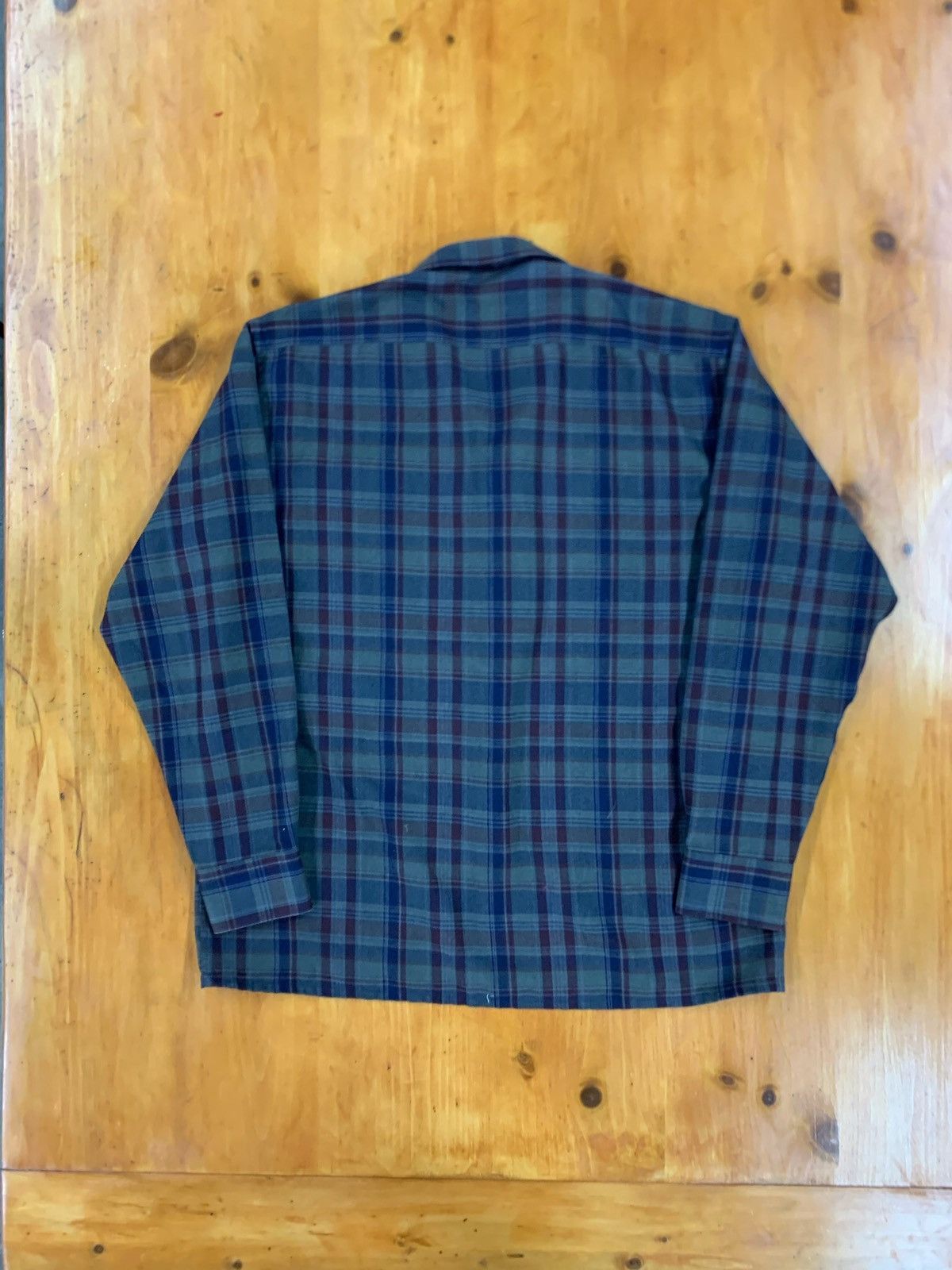 Vintage Yu Lang Zhen Ba Flannel Size US L / EU 52-54 / 3 - 2 Thumbnail
