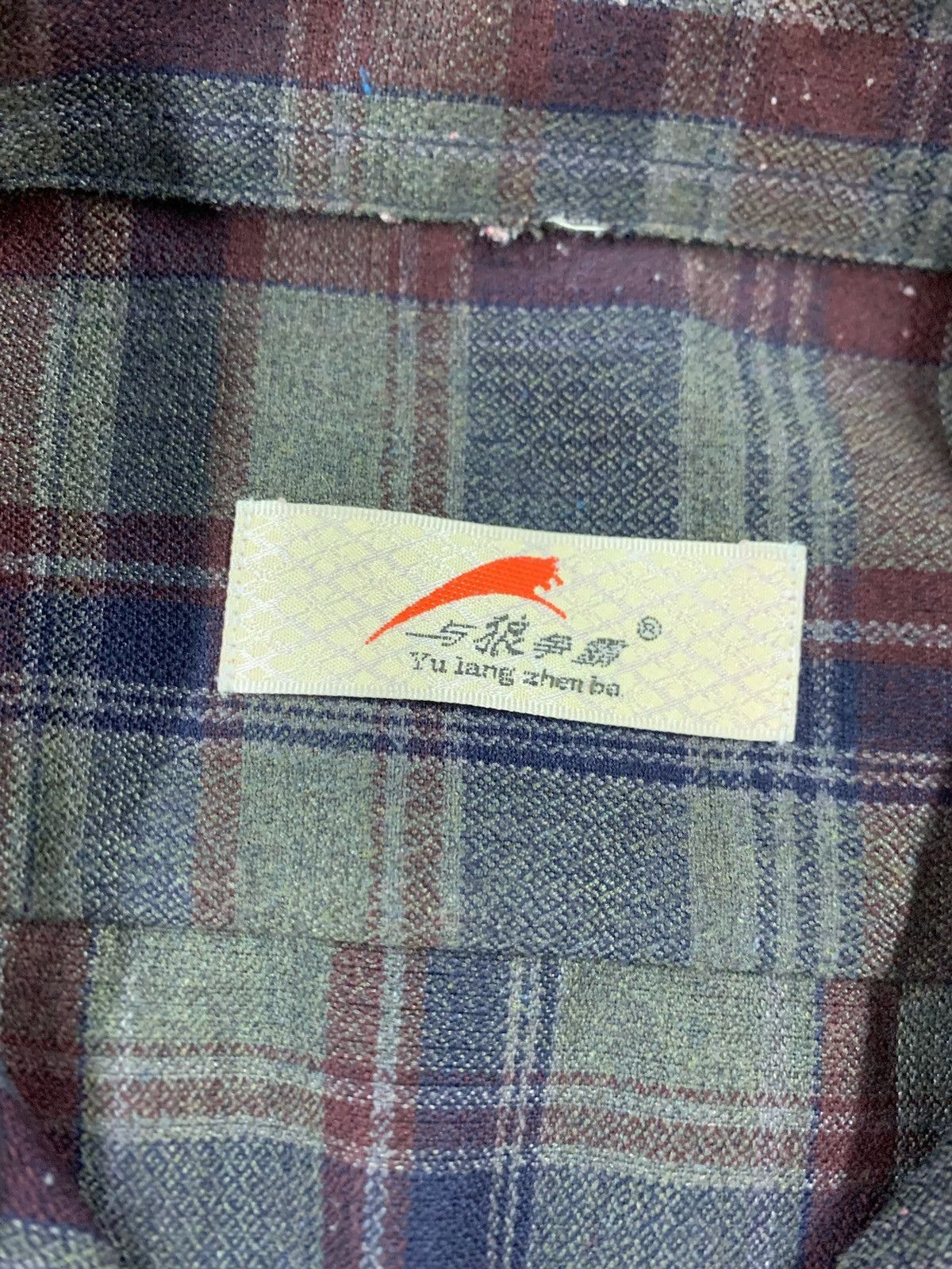 Vintage Yu Lang Zhen Ba Flannel Size US L / EU 52-54 / 3 - 5 Thumbnail