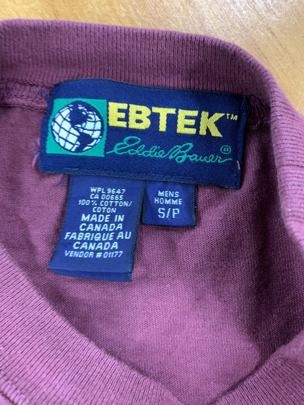 Eddie Bauer × Vintage Vintage Eddie Bauer Ebtek Athletic Tee Size US S / EU 44-46 / 1 - 2 Thumbnail
