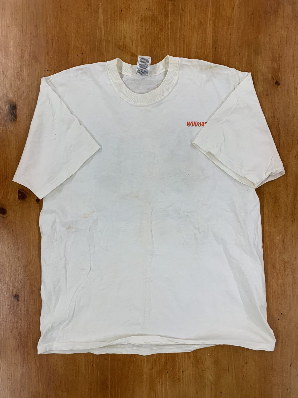 Vintage Vintage Willmar MFG.com Stained Tee Size US XL / EU 56 / 4 - 4 Thumbnail