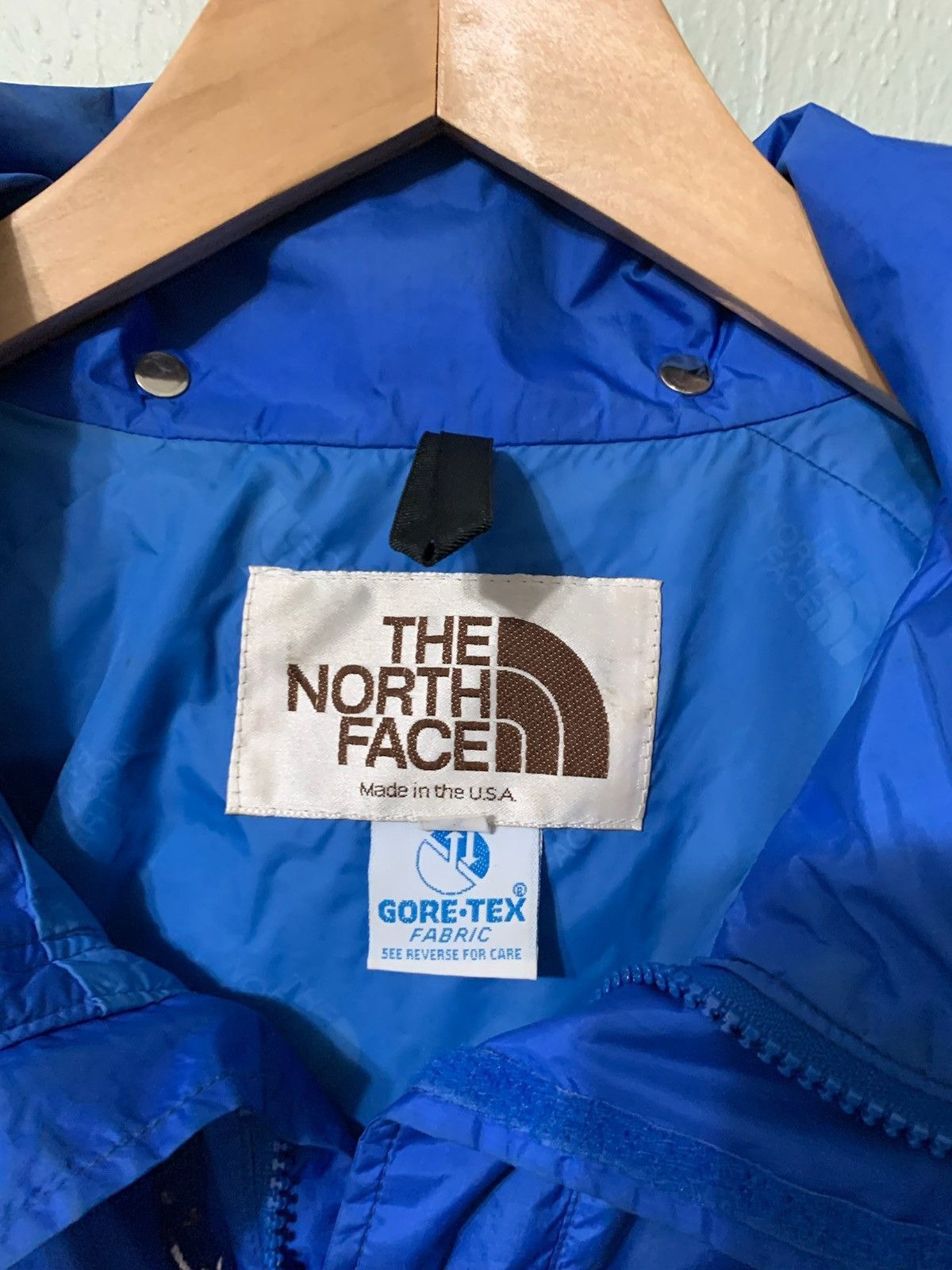 Vintage Vintage 1980s Goretex TNF Brown Label Parka Jacket Size US L / EU 52-54 / 3 - 3 Thumbnail