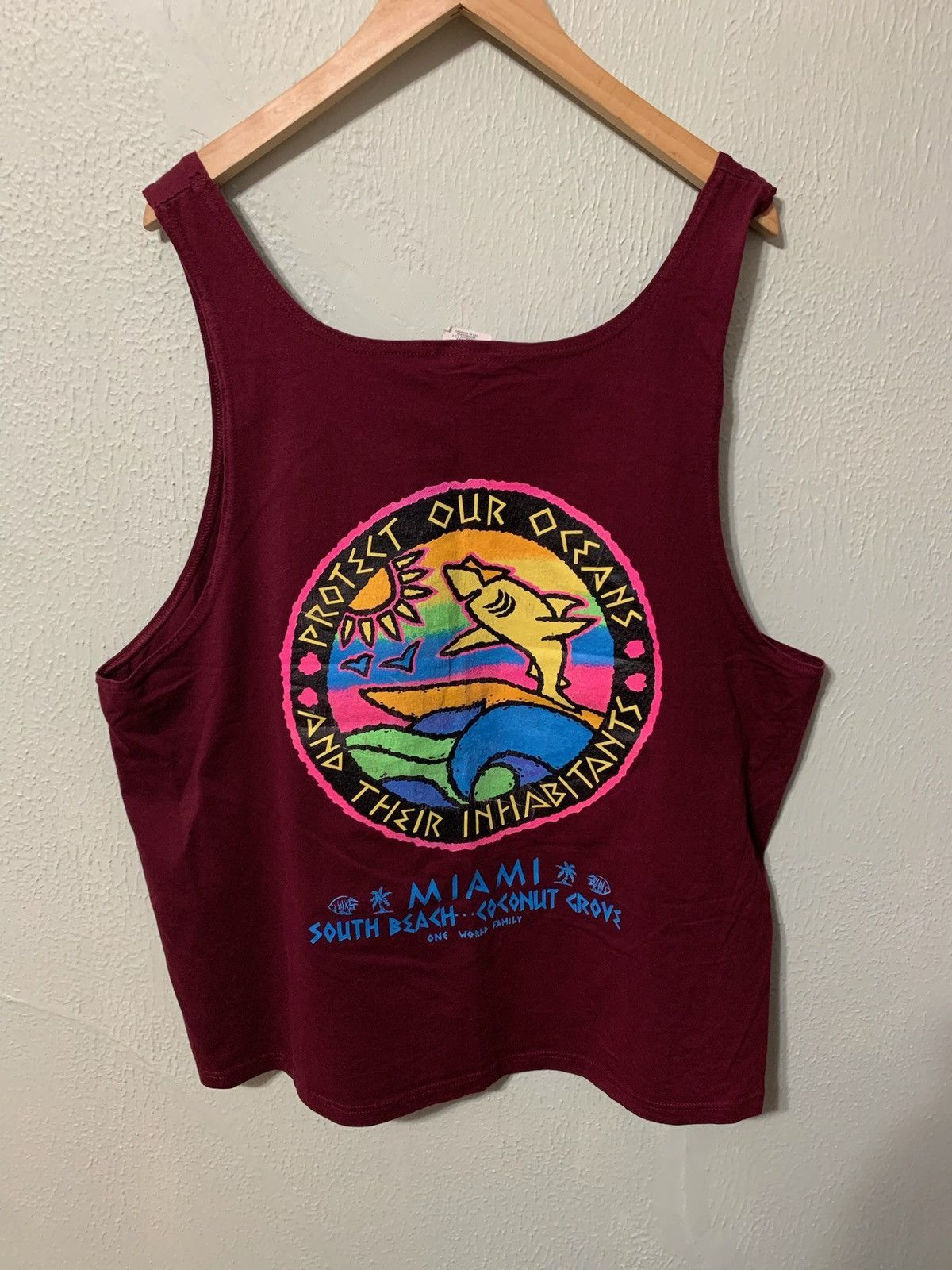 Vintage Vintage Protect our Oceans T-Shirt Size US XL / EU 56 / 4 - 3 Thumbnail
