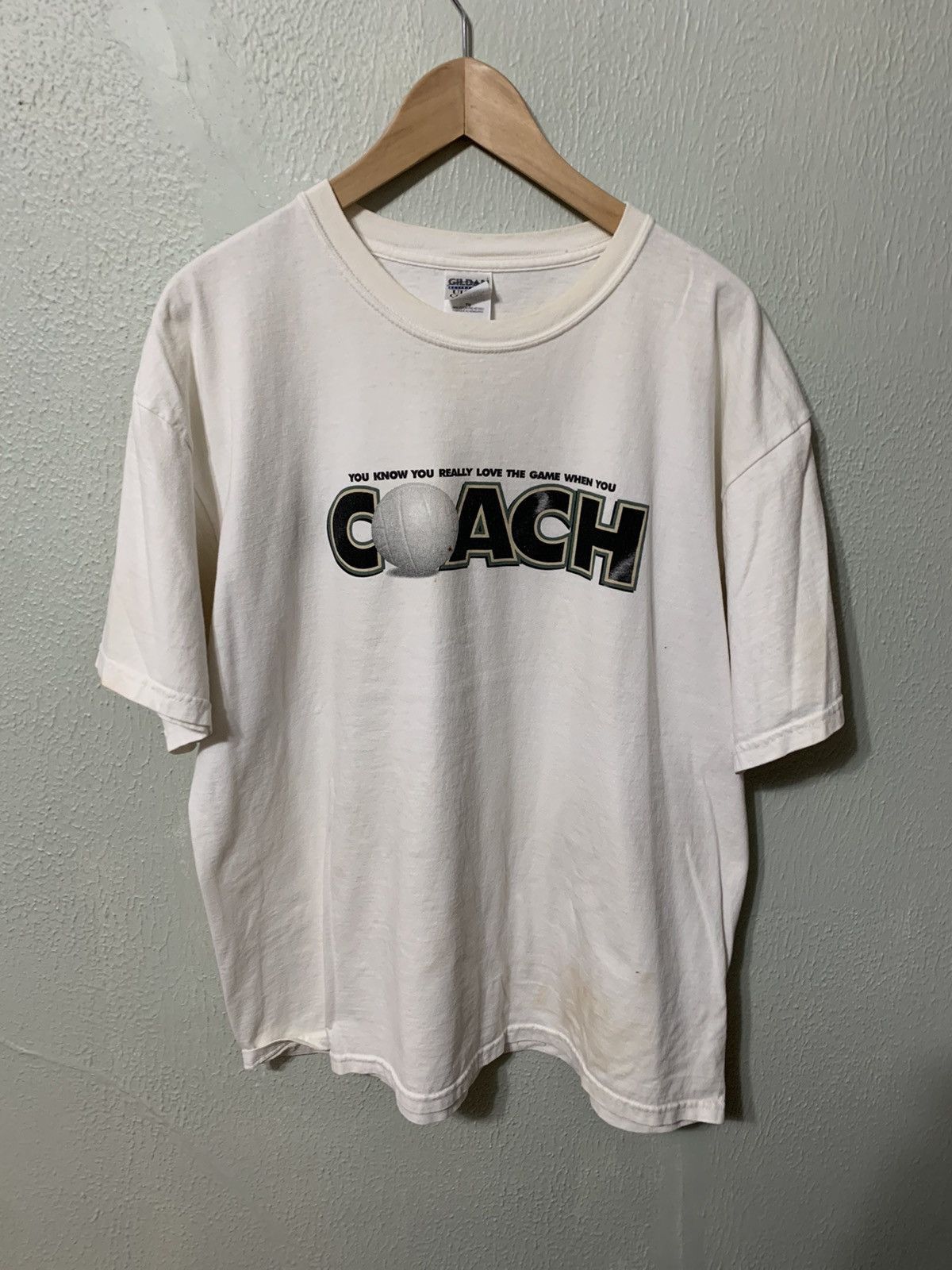 Vintage Vintage You Love the Game When You Coach Tee Size US XL / EU 56 / 4 - 3 Thumbnail