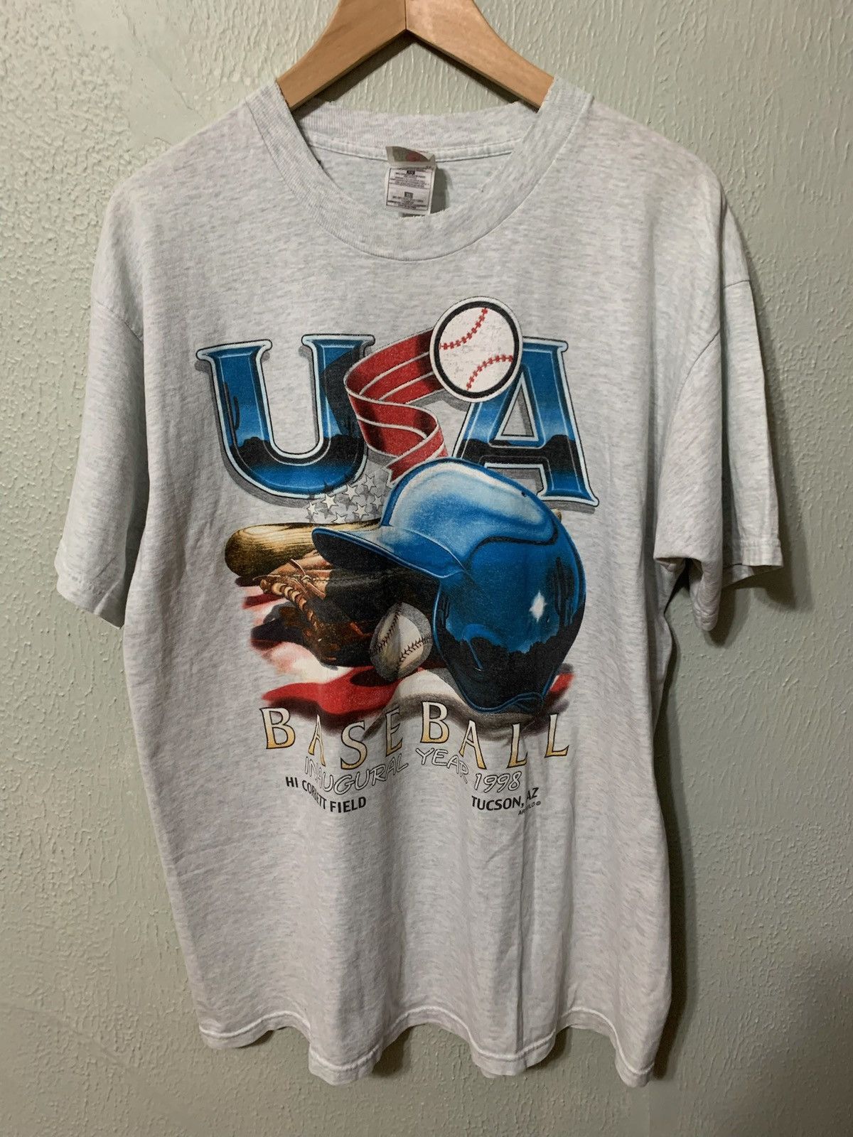 Vintage Vintage 1998 American Baseball T-Shirt Size US XL / EU 56 / 4 - 3 Thumbnail