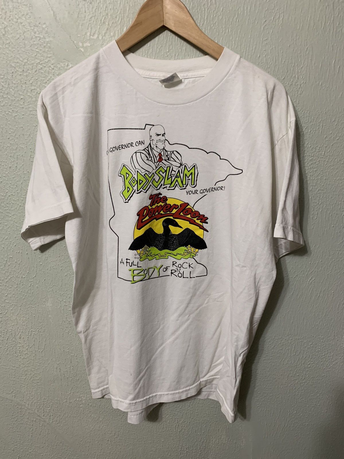 Vintage Vintage Governor Bodyslam Power Loon MN Tee Size US L / EU 52-54 / 3 - 3 Thumbnail