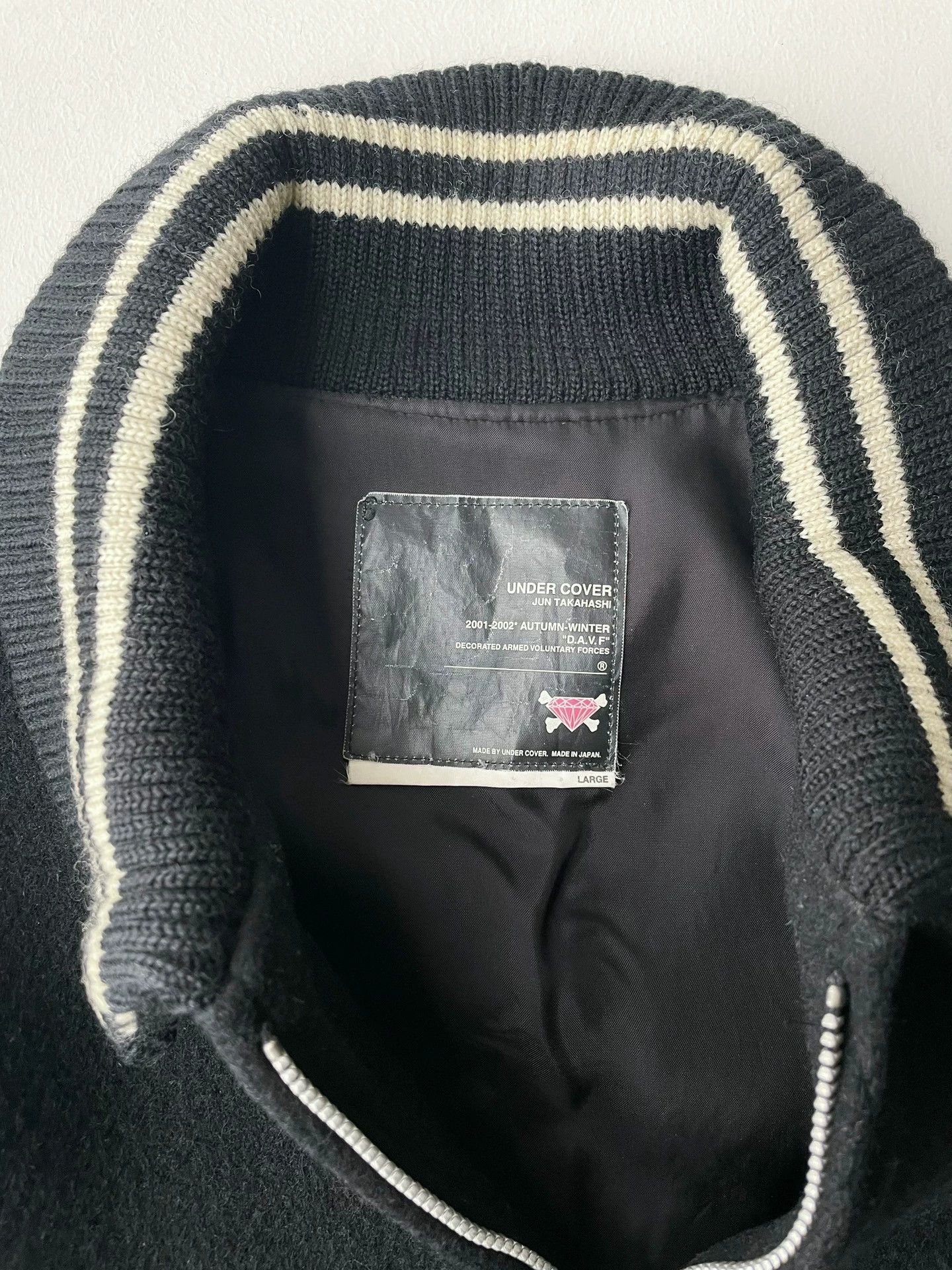 Undercover Undercover Takahashi Shield 01AW Treasure Period leather Sleeve Embroidered Badge blazer Size US L / EU 52-54 / 3 - 7 Thumbnail