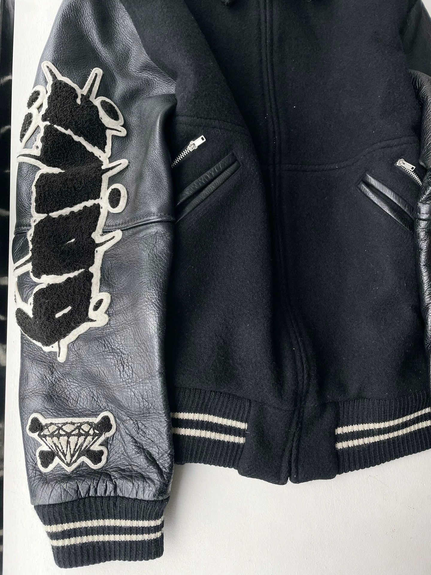 Undercover Undercover Takahashi Shield 01AW Treasure Period leather Sleeve Embroidered Badge blazer Size US L / EU 52-54 / 3 - 3 Thumbnail