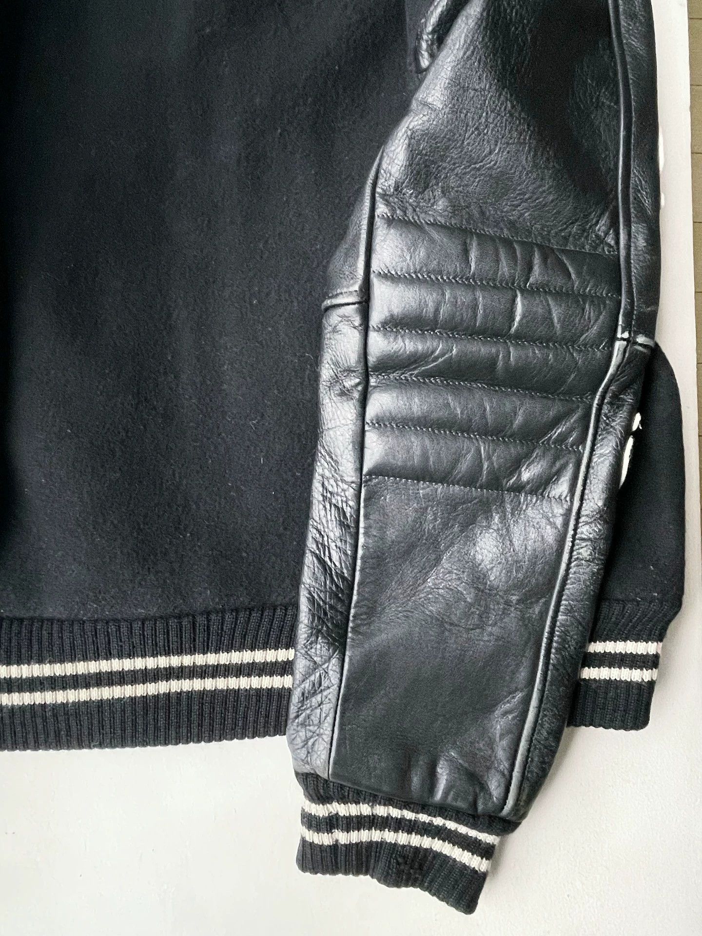 Undercover Undercover Takahashi Shield 01AW Treasure Period leather Sleeve Embroidered Badge blazer Size US L / EU 52-54 / 3 - 6 Thumbnail