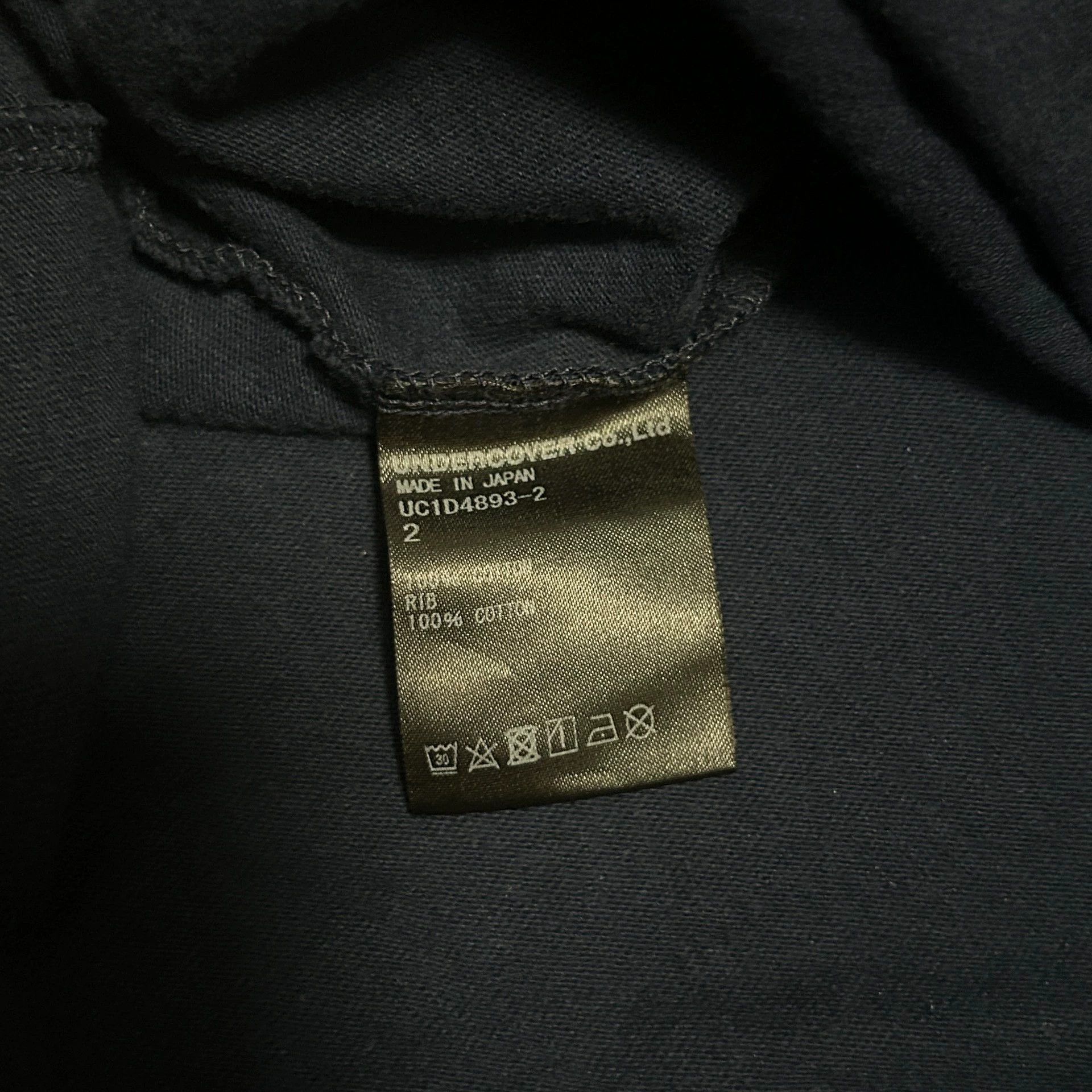 Undercover Undercover Takahashi Shield Cross dark blue short sleeve Size US M / EU 48-50 / 2 - 5 Thumbnail