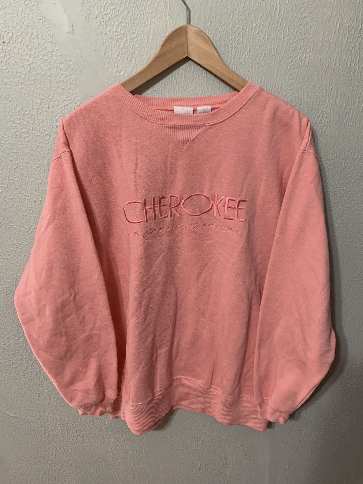 Vintage Vintage Crewneck Cherokee Spellout Embroider Crewneck Size US L / EU 52-54 / 3 - 2 Thumbnail