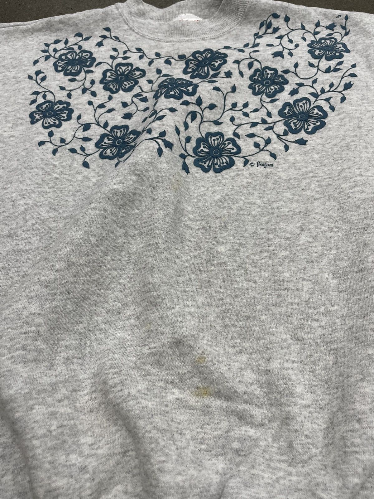 Vintage Vintage Crewneck Flower Print Vintage Sweatshirt Size US M / EU 48-50 / 2 - 2 Thumbnail