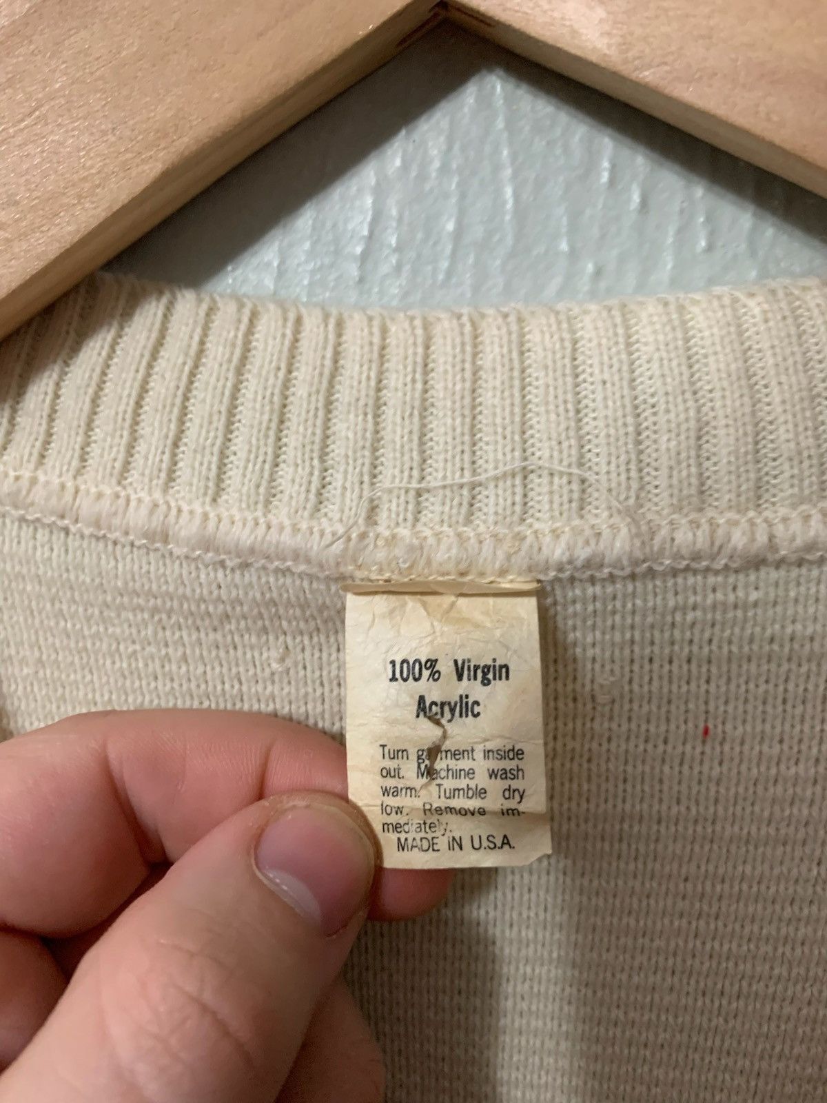 Vintage Vintage Carpet Strip Knit Sweater Size US S / EU 44-46 / 1 - 2 Thumbnail