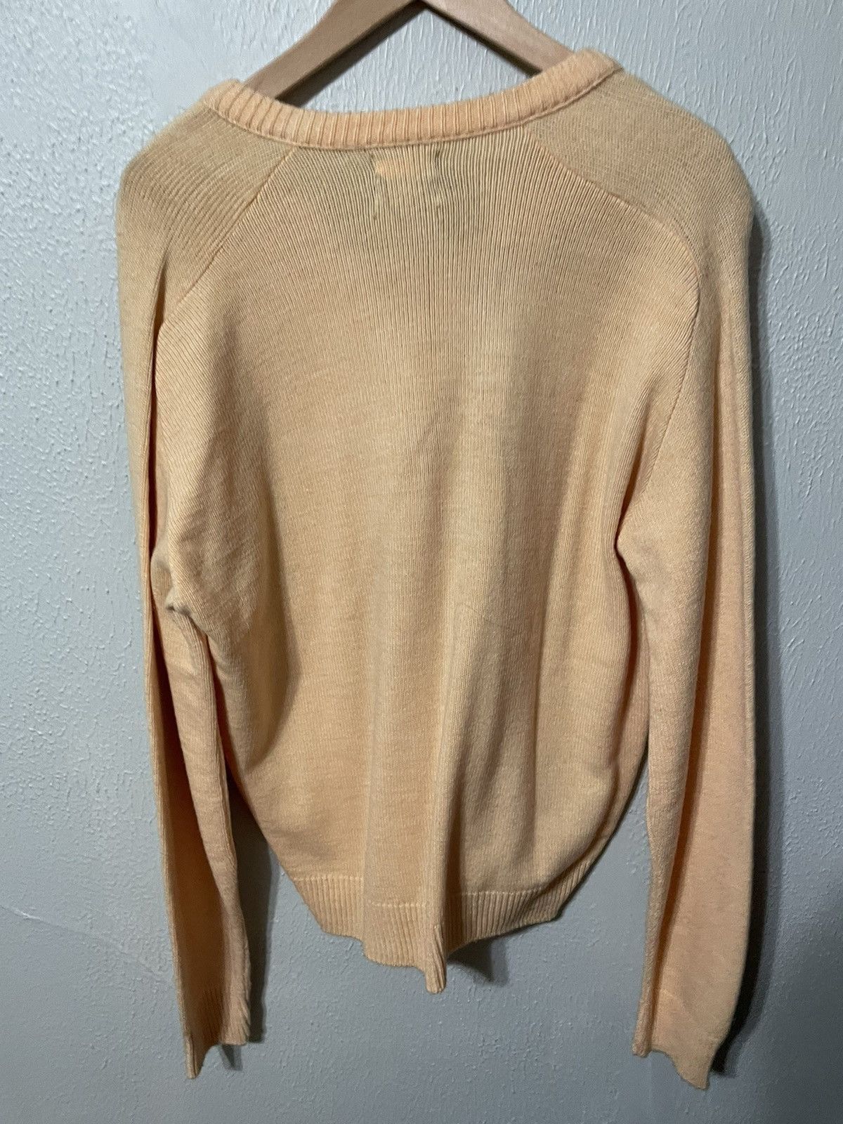 Vintage Vintage Mustard 1970s Knit Sweater Size US XL / EU 56 / 4 - 3 Thumbnail