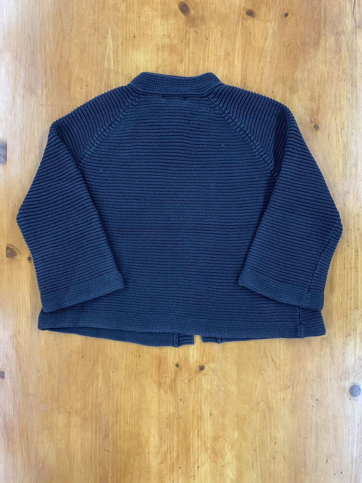 Vintage Vintage Y2K Land’s End Navy Knit Cardigan Size US S / EU 44-46 / 1 - 2 Thumbnail
