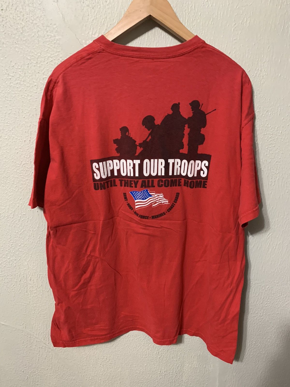 Vintage Vintage Support Our Troops Tee Size US XL / EU 56 / 4 - 2 Thumbnail