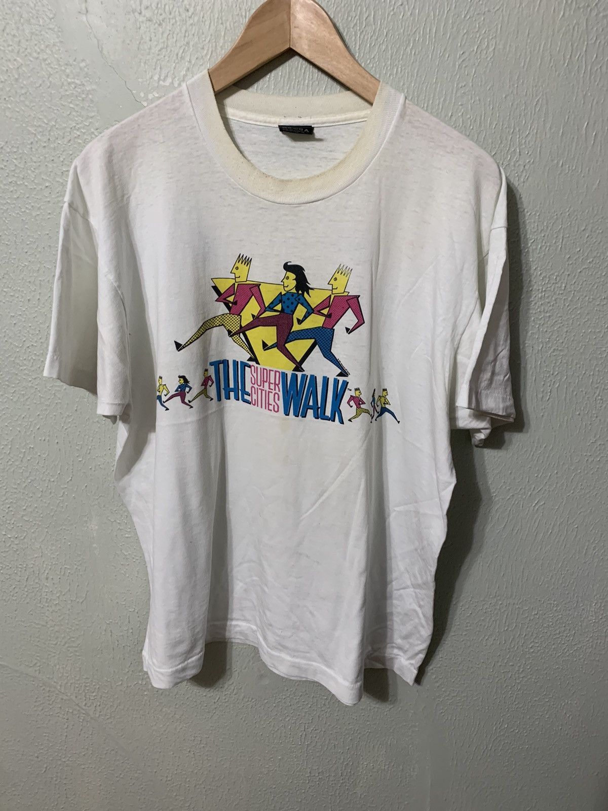 Vintage Vintage The Super Cities Walk Tee Size US XL / EU 56 / 4 - 2 Thumbnail