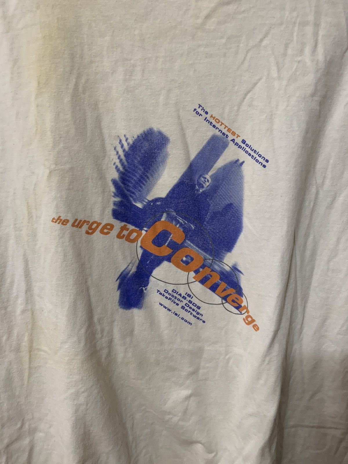 Vintage Vintage Urge to Converge IntegratedSystems Tee Size US XL / EU 56 / 4 - 4 Thumbnail