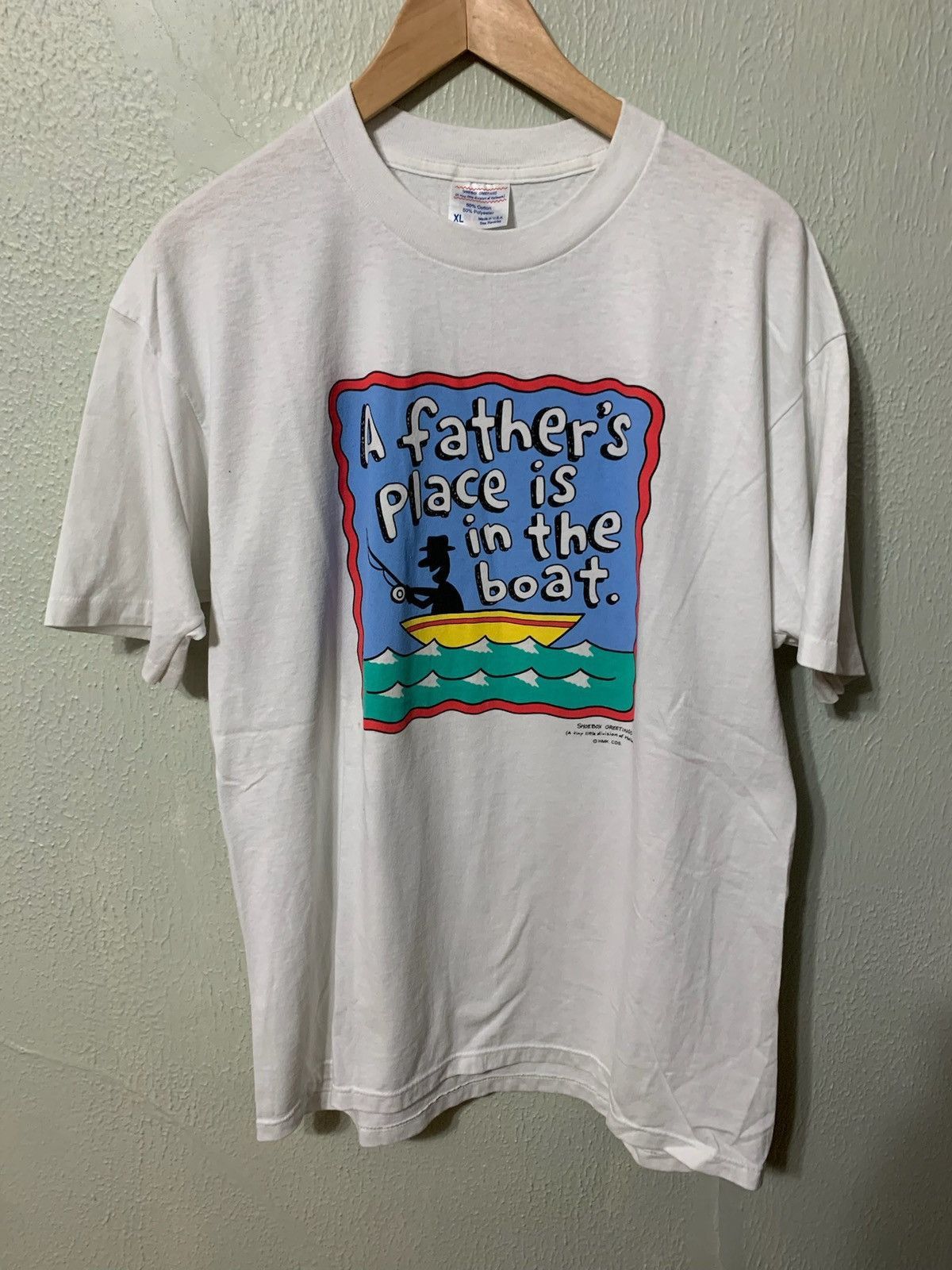 Vintage Vintage A Fathers Place is in the Boat Size US XL / EU 56 / 4 - 3 Thumbnail