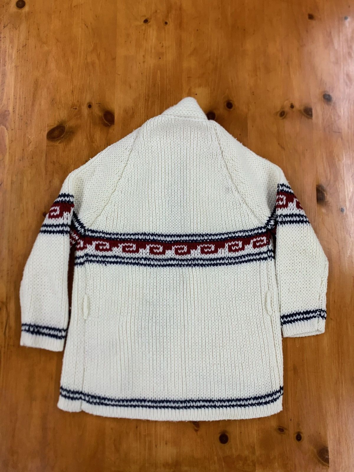 Vintage Vintage Mexican Handknit Cardigan Size US XS / EU 42 / 0 - 2 Thumbnail