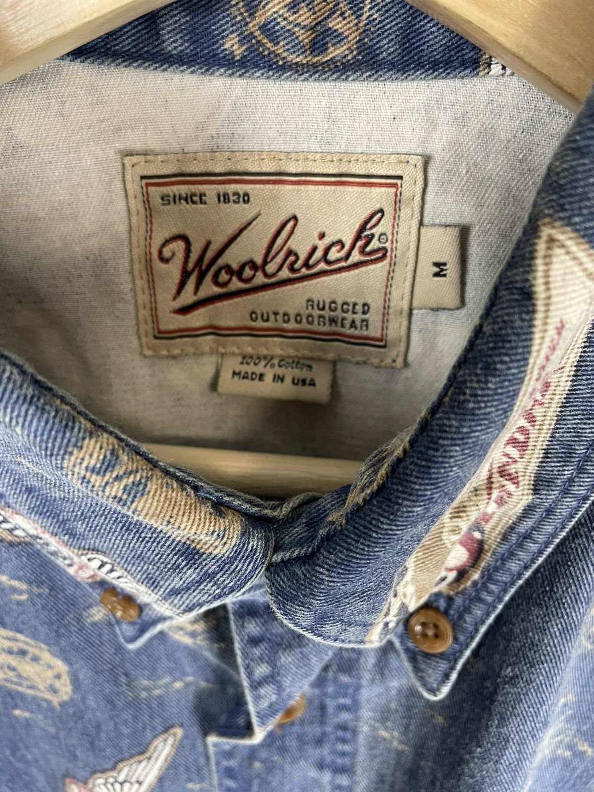 Pendleton × Vintage × Woolrich Woolen Mills Vintage Woolrich Aviation Shirr Size US M / EU 48-50 / 2 - 3 Thumbnail