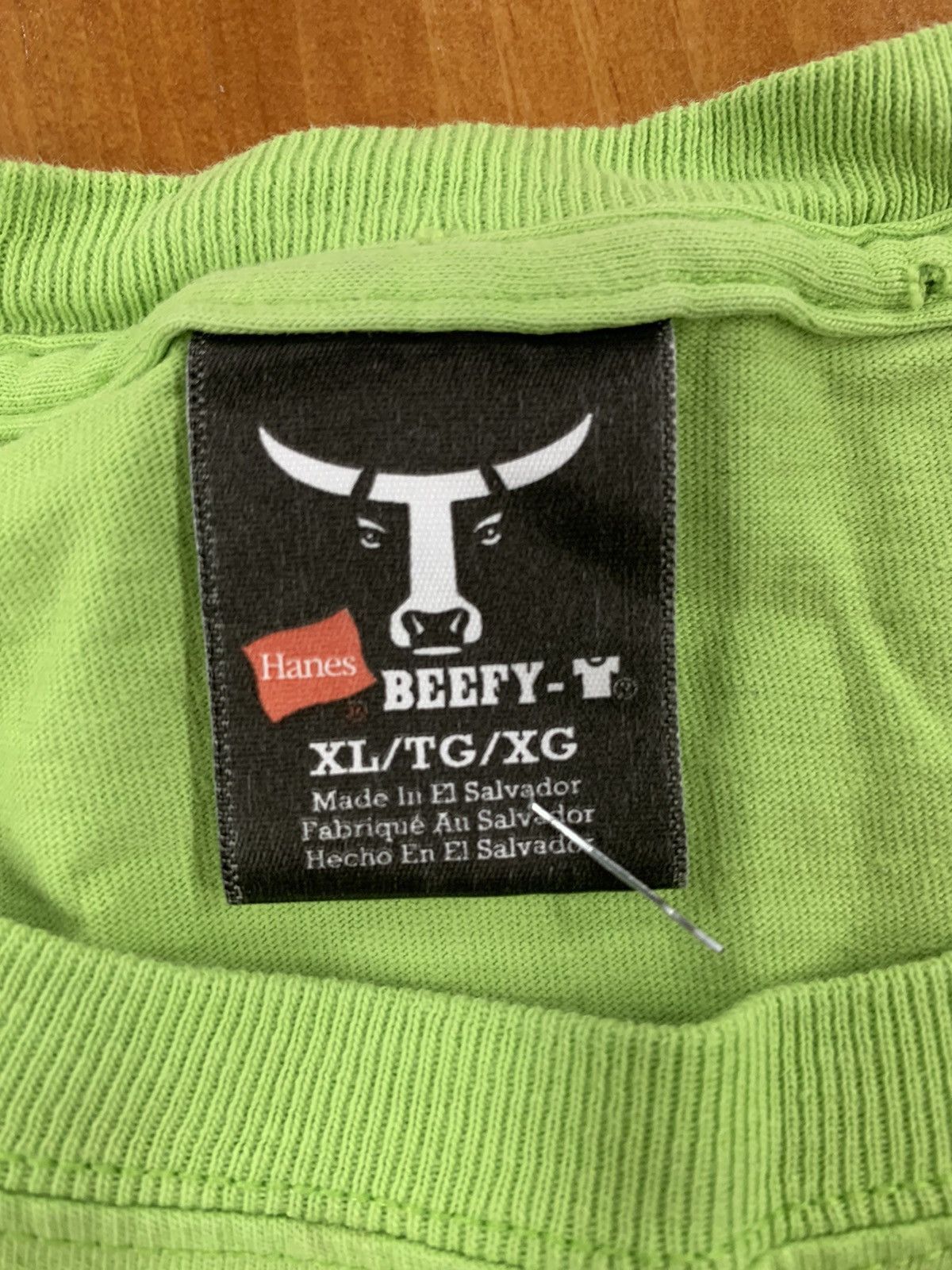 Vintage Vintage Hanes Beefy Embroider Tee Size US XL / EU 56 / 4 - 3 Thumbnail