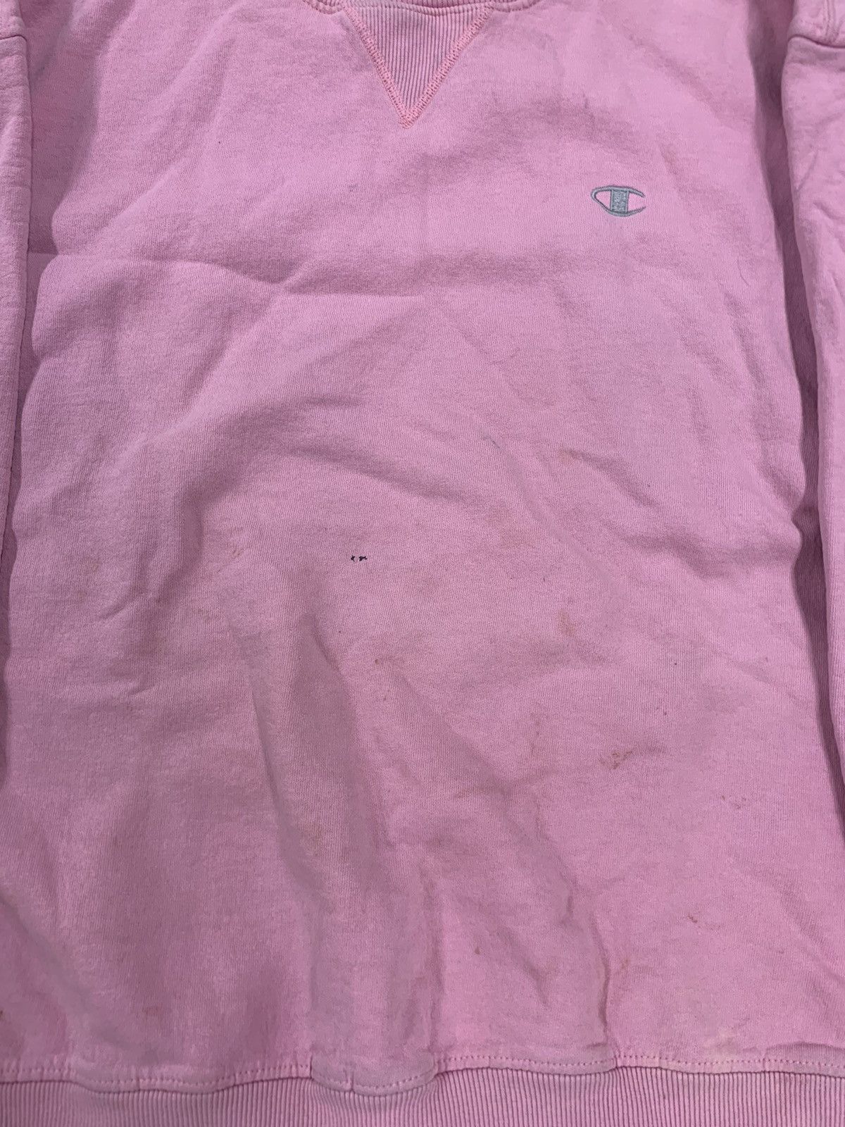 Champion × Vintage Vintage Crewneck Pink Champion C Logo Crewneck Size US L / EU 52-54 / 3 - 7 Thumbnail
