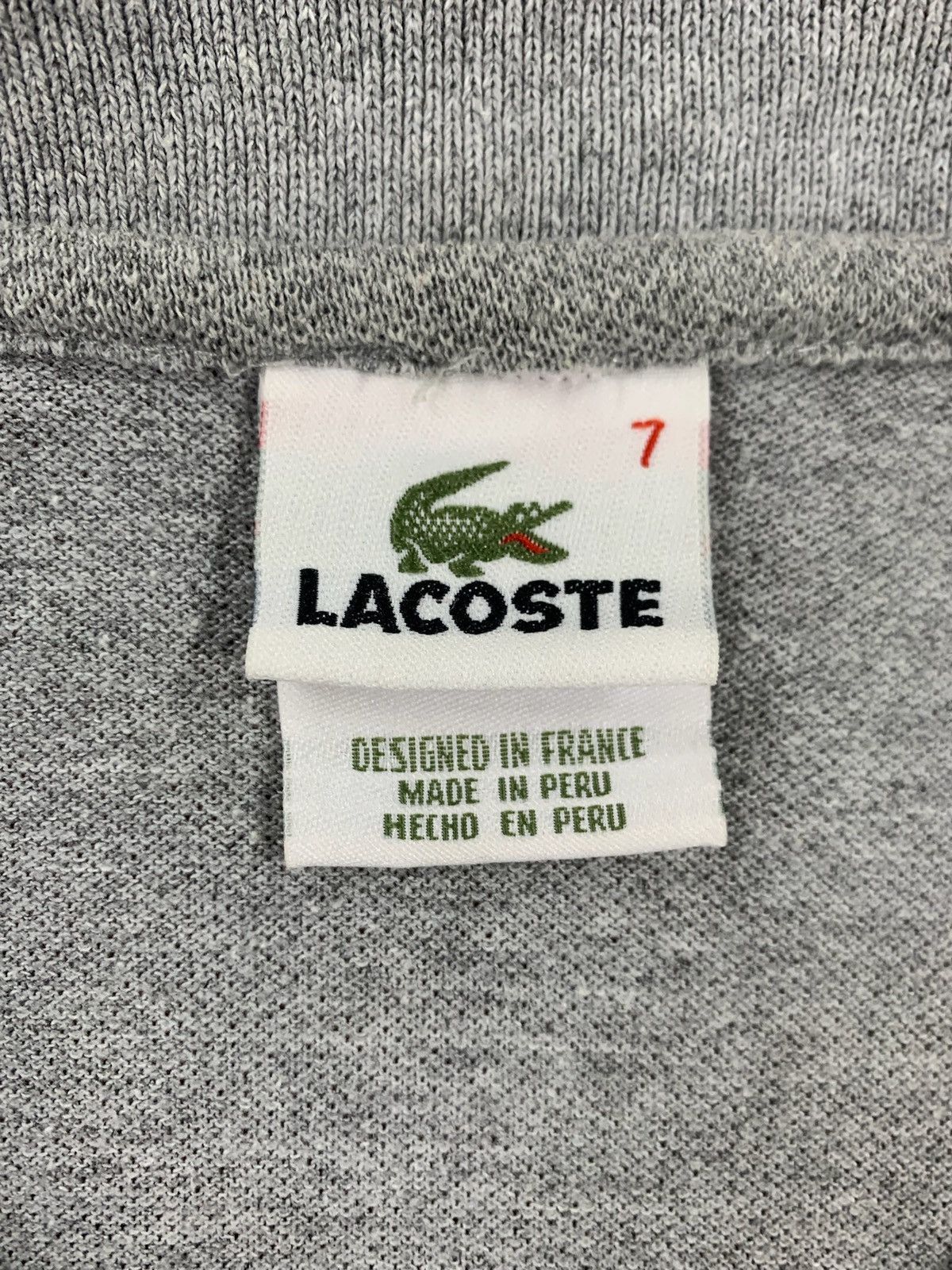 Vintage Vintage Lacoste Gator Polo Size US XXL / EU 58 / 5 - 3 Thumbnail