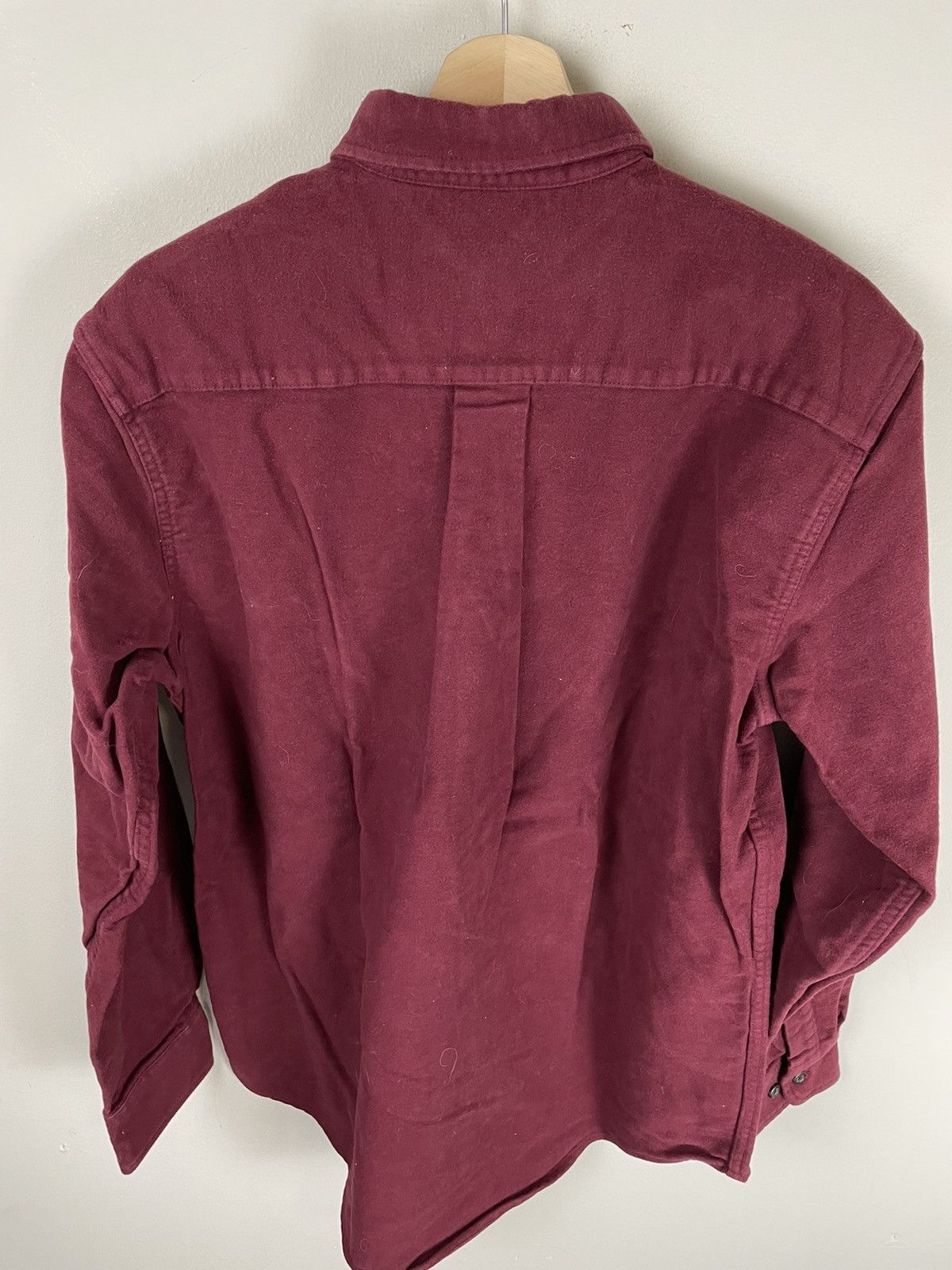 Vintage Vintage Five Brother Blood Red Chamois Shirt Size US M / EU 48-50 / 2 - 2 Thumbnail