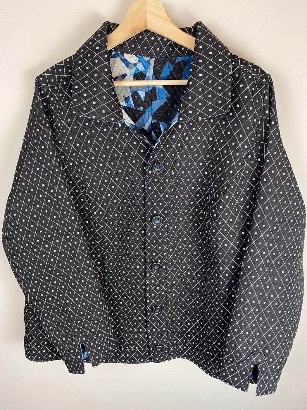 Vintage Vintage Stained Glass Reversible Cardigan Size US XL / EU 56 / 4 - 3 Thumbnail