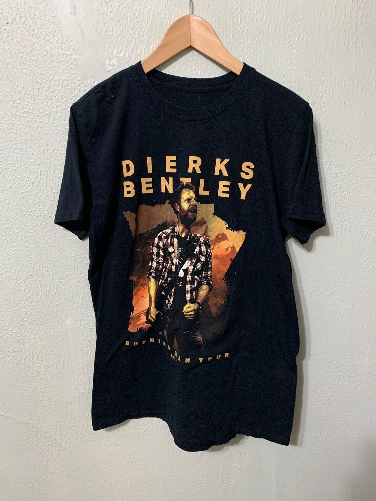 Vintage Vintage Dierks Bentley Burning Man T-Shirt Size US M / EU 48-50 / 2 - 2 Thumbnail