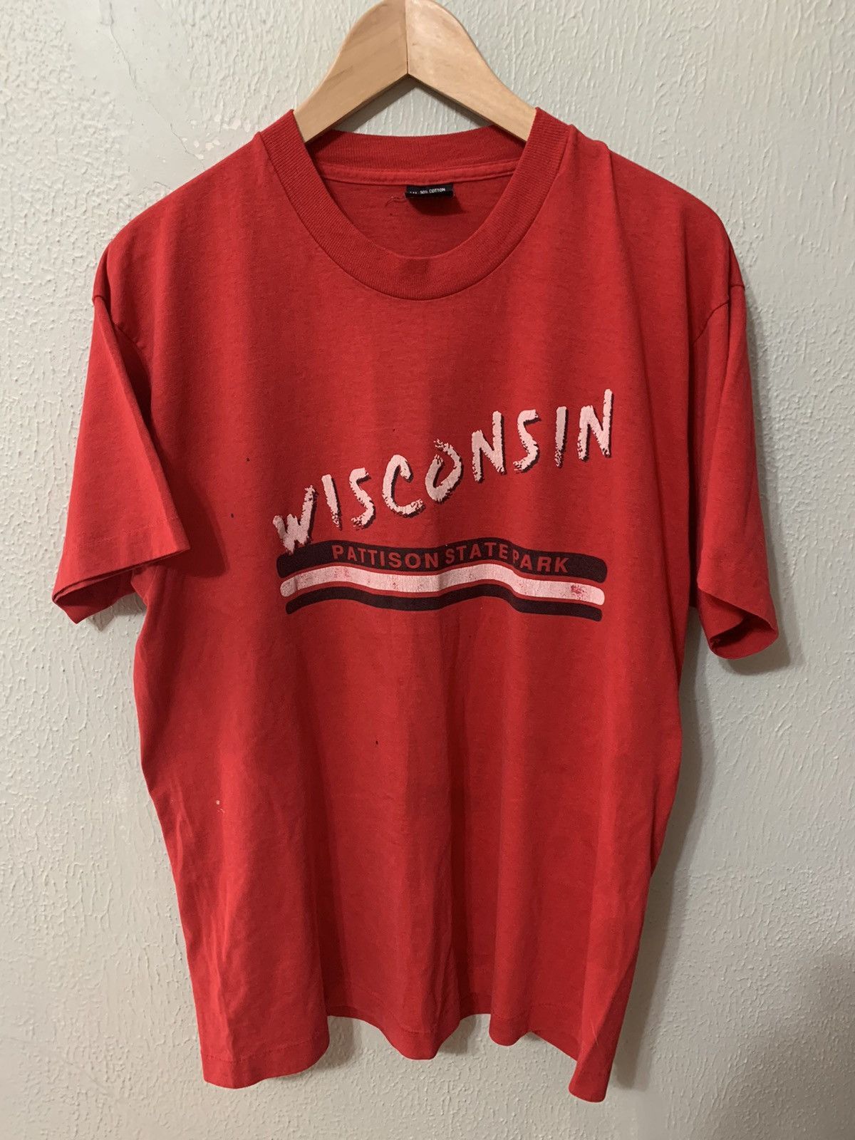 Vintage Vintage Wisconsin Pattinson State Park Tee Size US XL / EU 56 / 4 - 1 Thumbnail