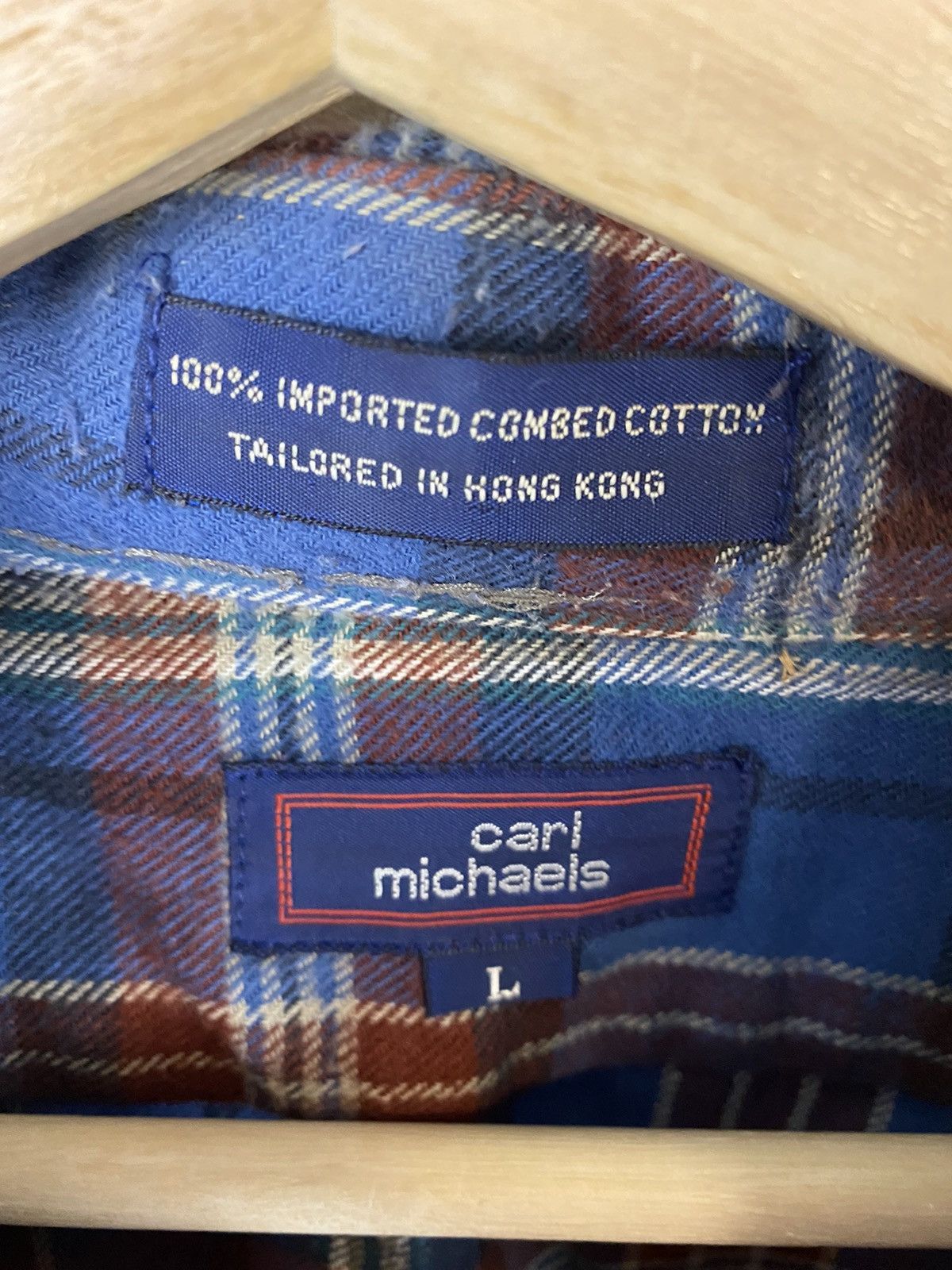 Vintage Vintage Naval Check Button up Size US L / EU 52-54 / 3 - 2 Thumbnail